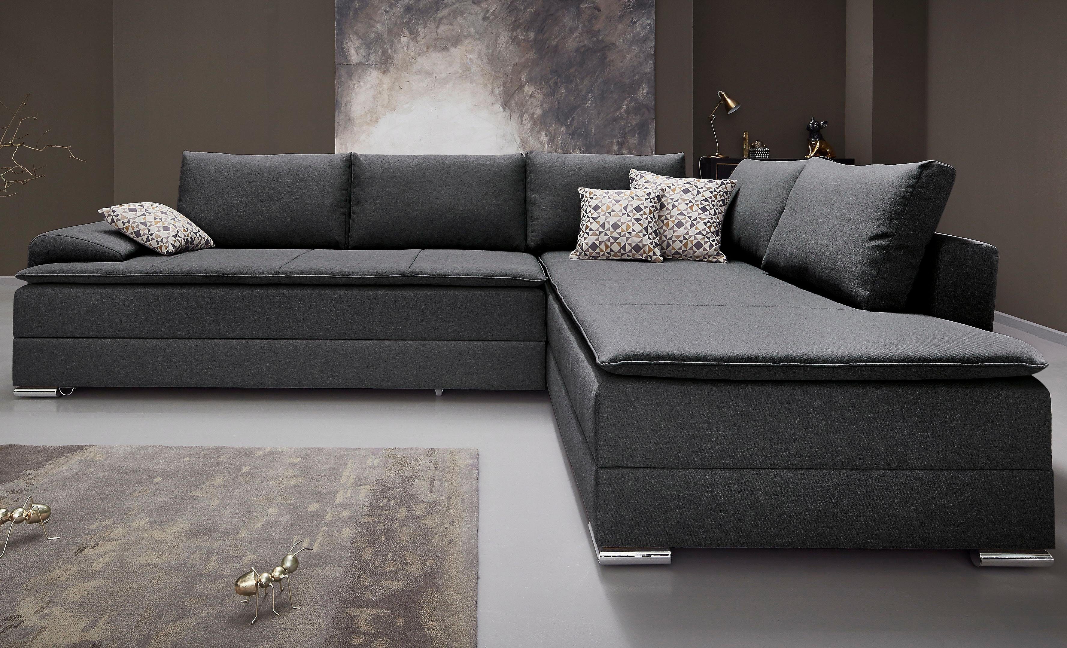 INOSIGN Ecksofa "Boxspringbett Night & Day L-Form mit Dauer-Schlaffunktion günstig online kaufen