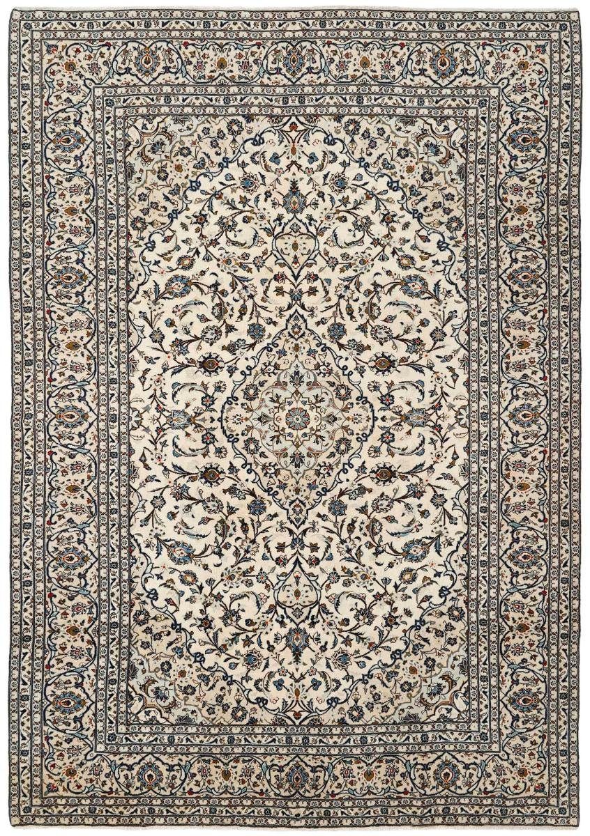 Orientteppich Keshan 248x347 Handgeknüpfter Orientteppich / Perserteppich, Nain Trading, rechteckig, Höhe: 12 mm