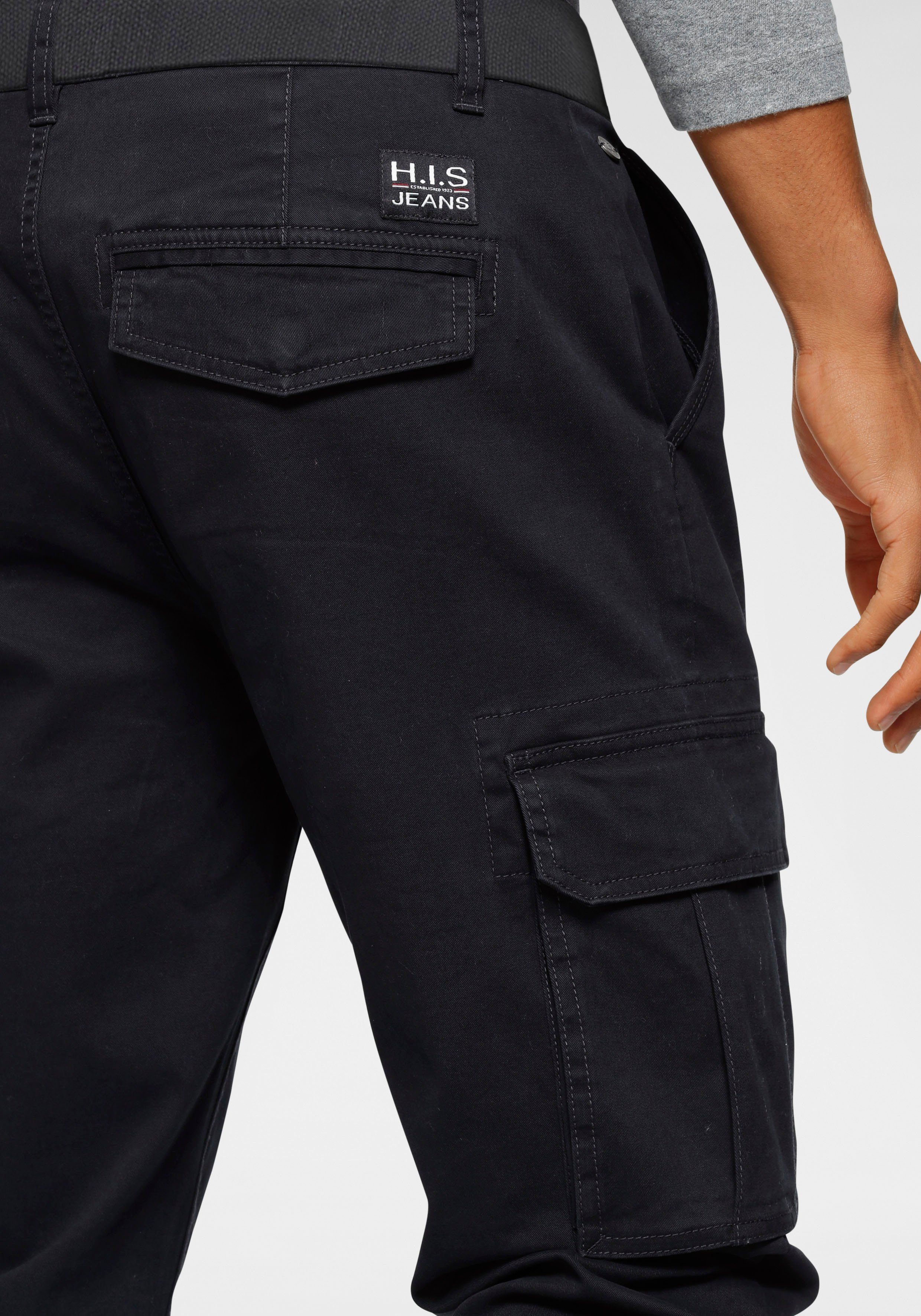H.I.S Cargohose (Set, 2-tlg., mit abnehmbarem Gürtel)