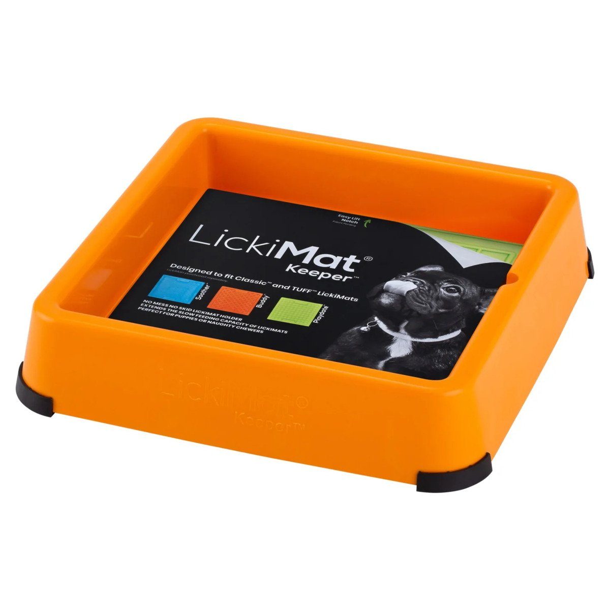 LickiMat Futternapf Keeper orange