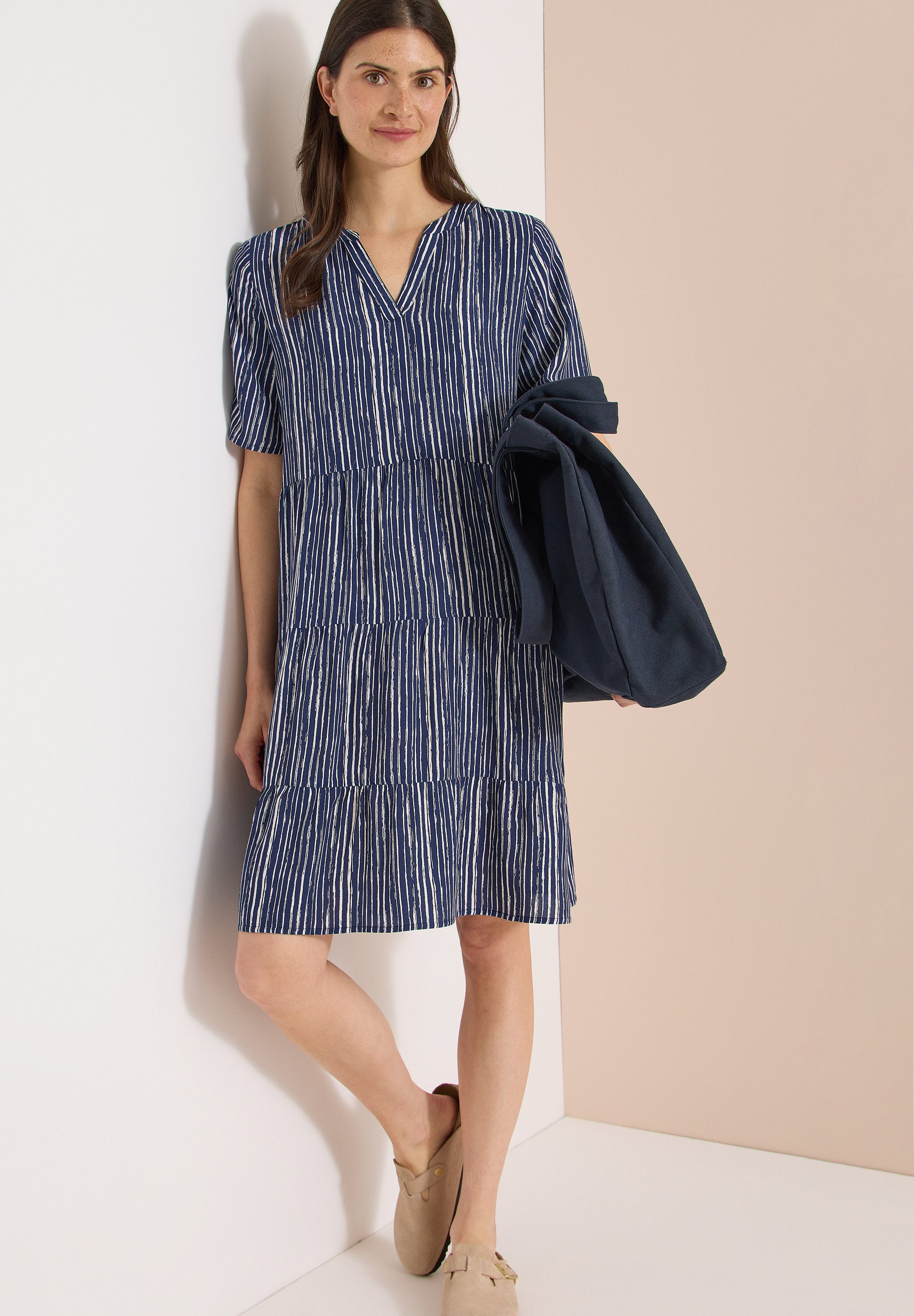 CECIL Sommerkleid im Streifendesign