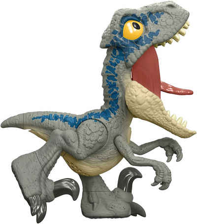 Mattel® Actionfigur Jurassic World, Mega Roar Velociraptor, Blue, mit Brüllaction