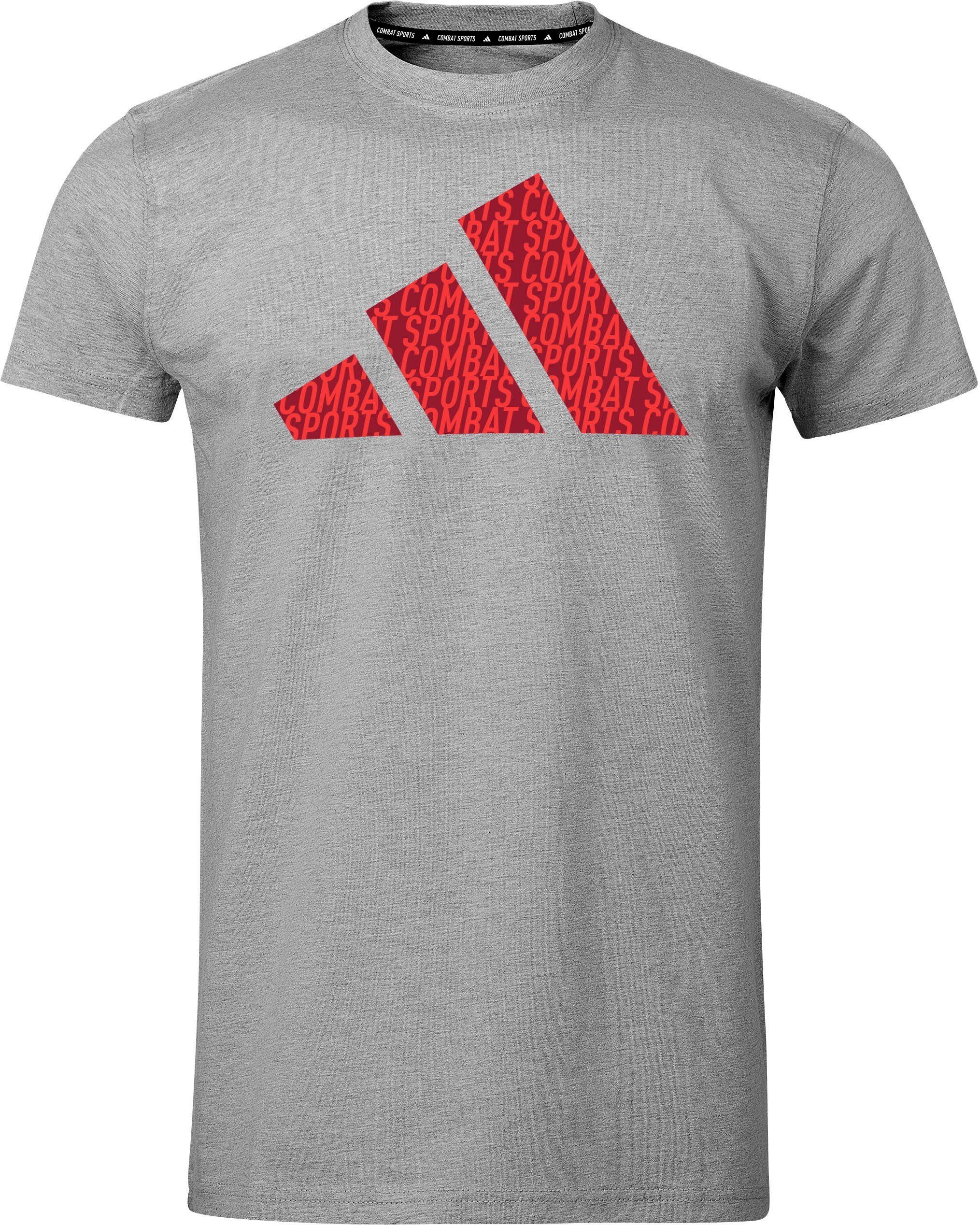 adidas Performance T-Shirt Perfo Script Graphic grau Tee