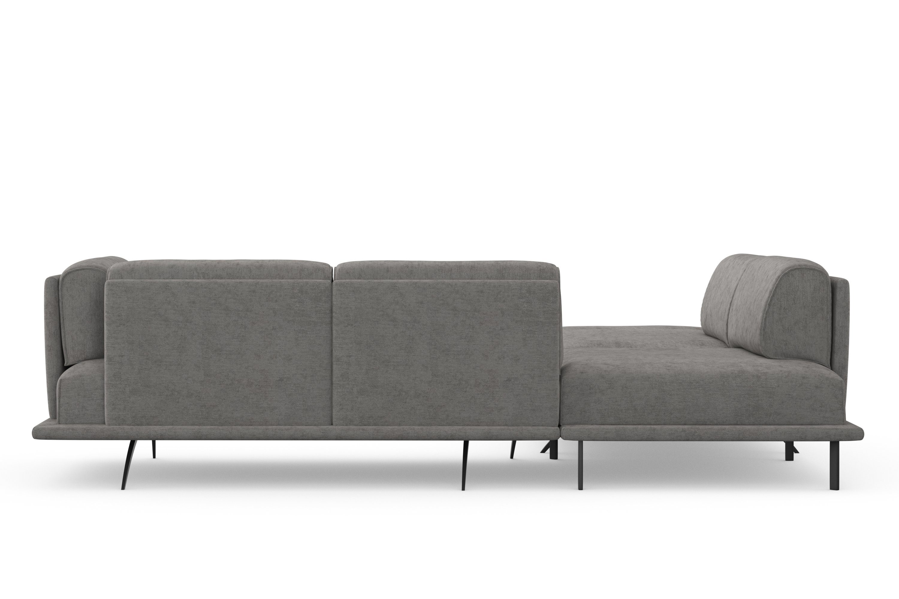 Ecksofa benito, mit machalke® bezogenem Sockel