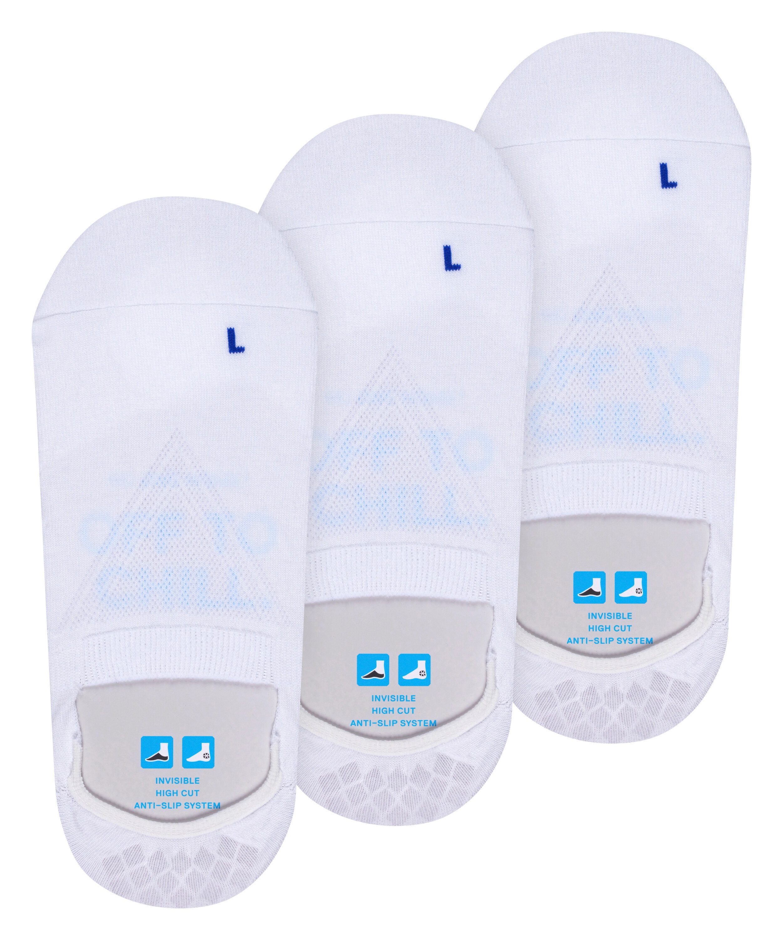 FALKE Füßlinge Cool Kick 3-Pack Füßlinge (3-Paar) mit ultraleichter Plüschsohle