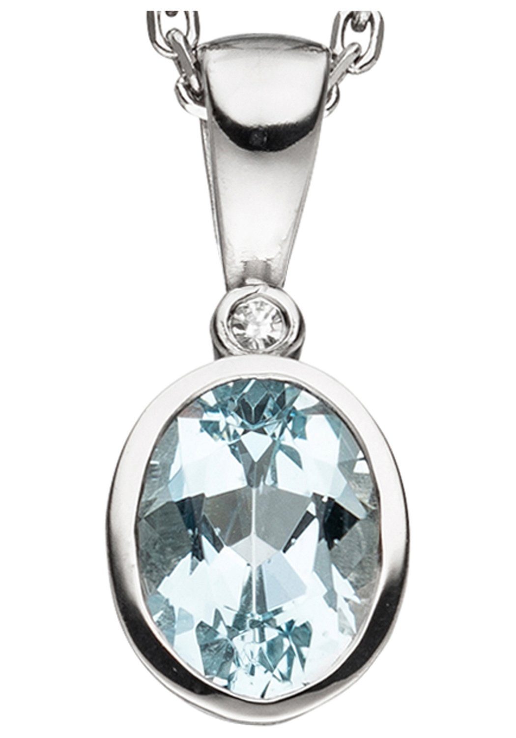 JOBO Kettenanhänger Anhänger oval, 585...