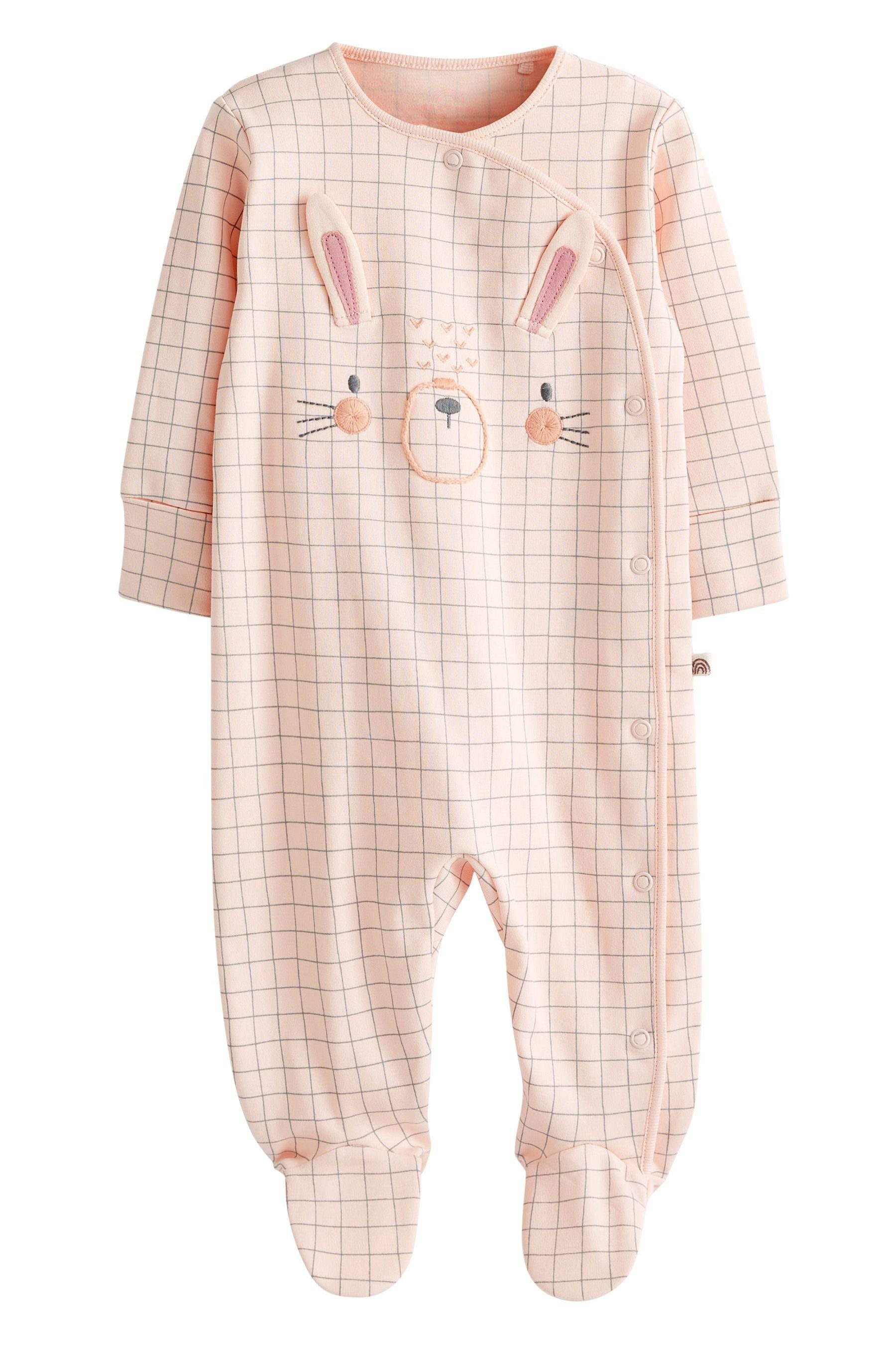 Next Schlafoverall (3-tlg) Babyschlafanzüge aus 3er-Pack Baumwolle