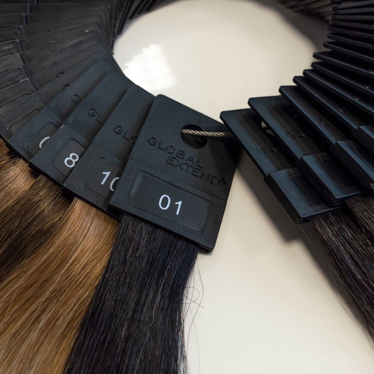 Global Extend Echthaar-Extension Echthaar-Farbring