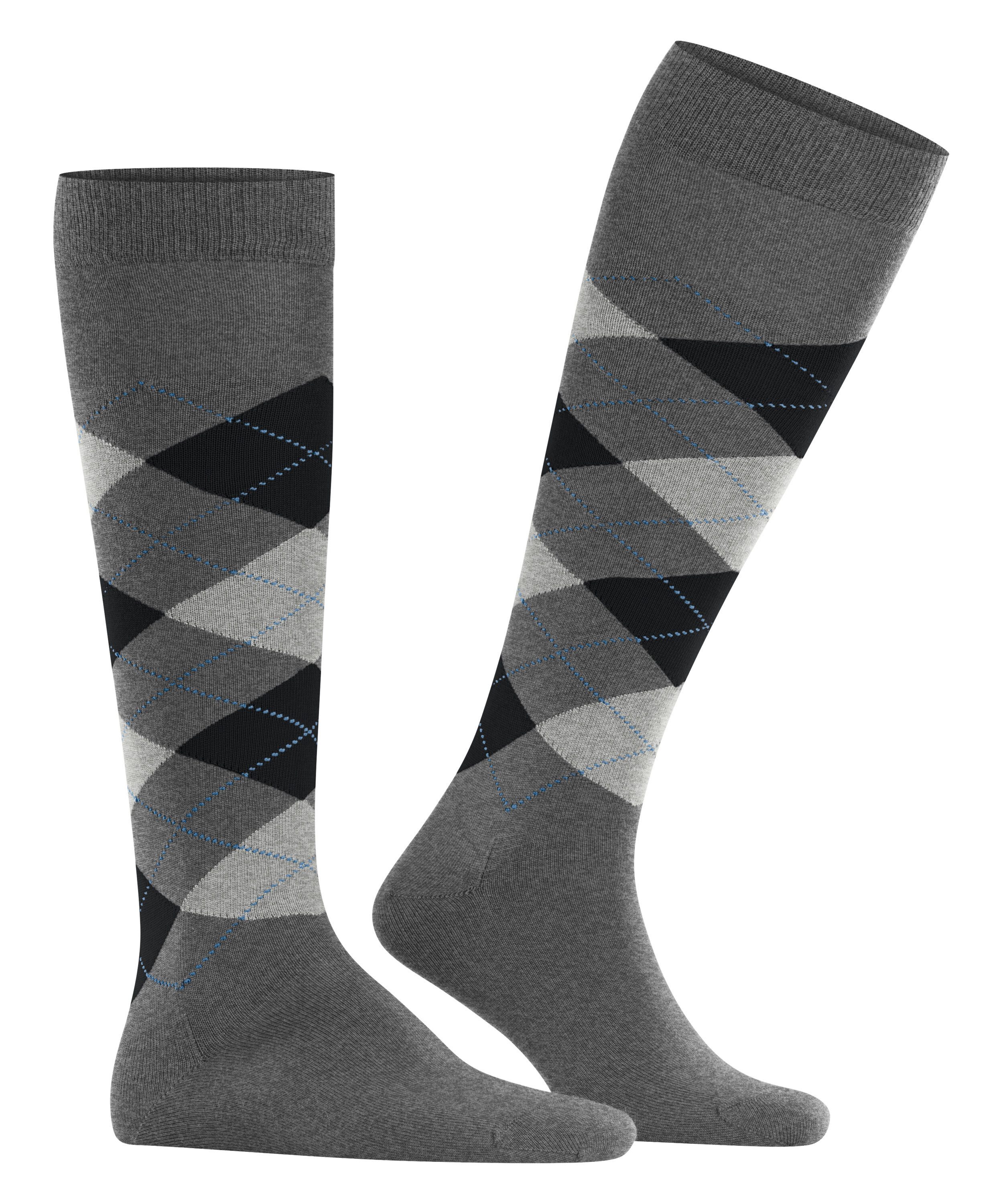 Burlington Kniestrümpfe Edinburgh Kniestrümpfe mit wärmender Schurwolle (1-Paar) mit wärmender Schurwolle