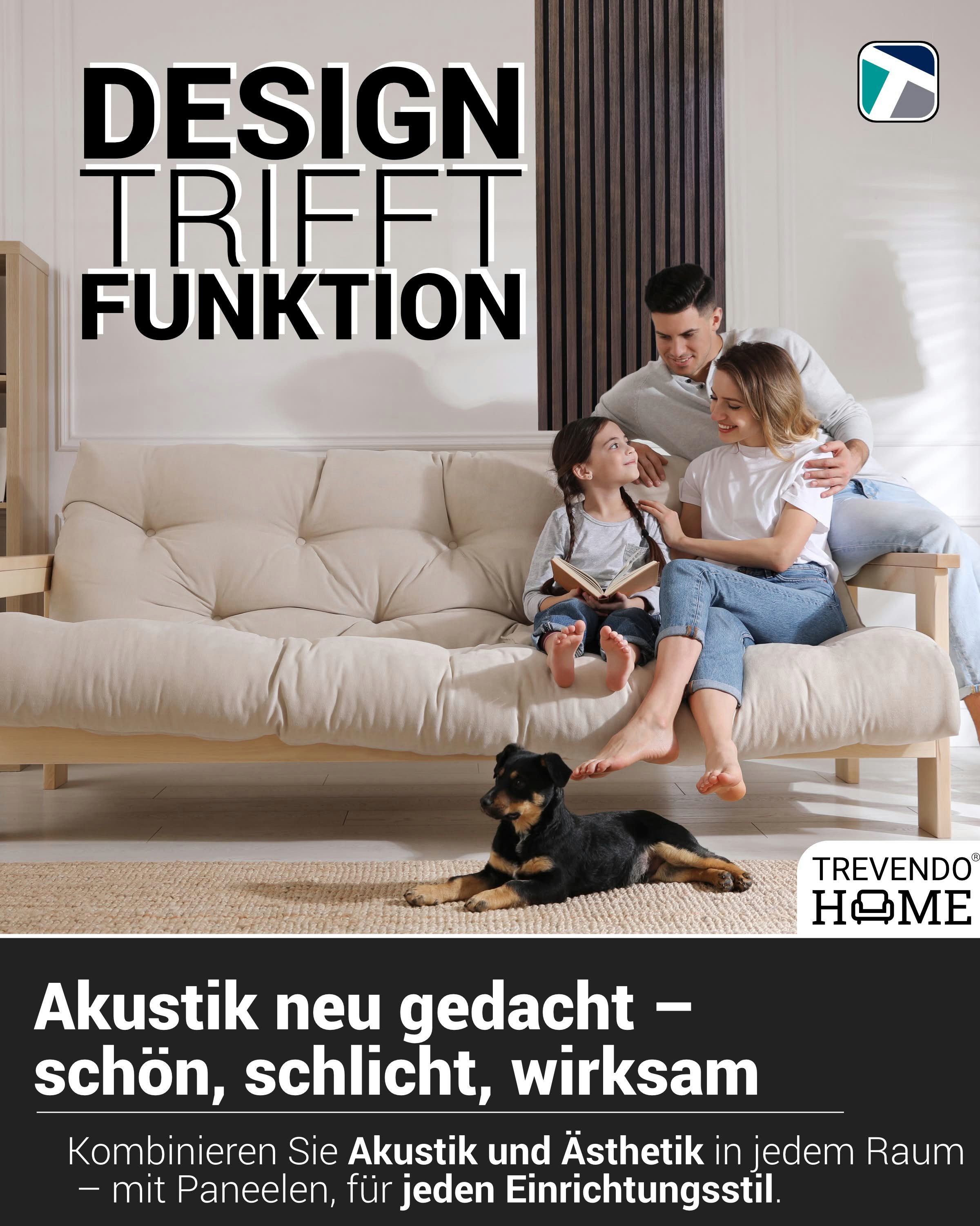 Kosche Dekorpaneele Akustikpaneele 19 x 561 x 2400 mm, BxL: 56.1x240 cm, 1. günstig online kaufen