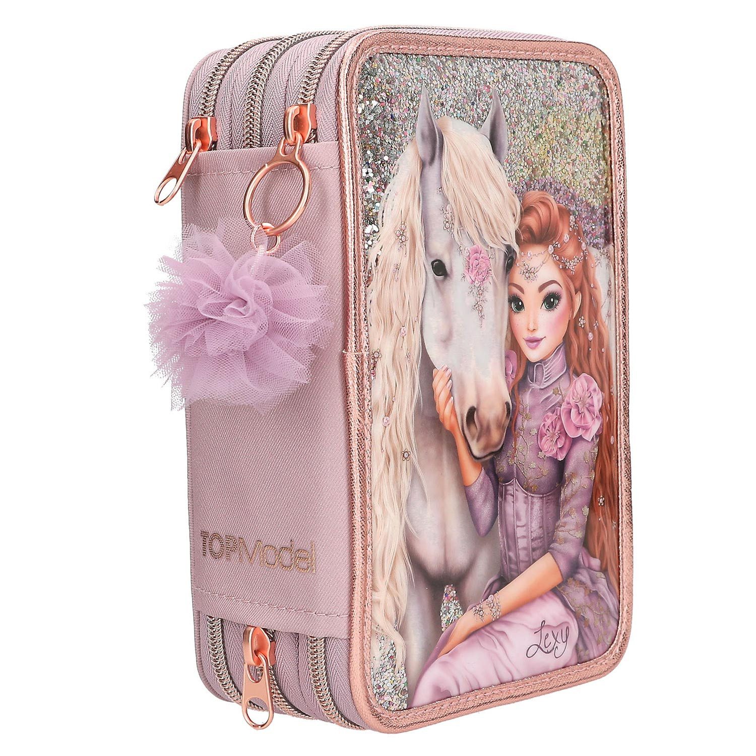 Depesche Federtasche Depesche 3-Fach Federtasche TOPModel VIVA VIOLET – Bild 3 von 5