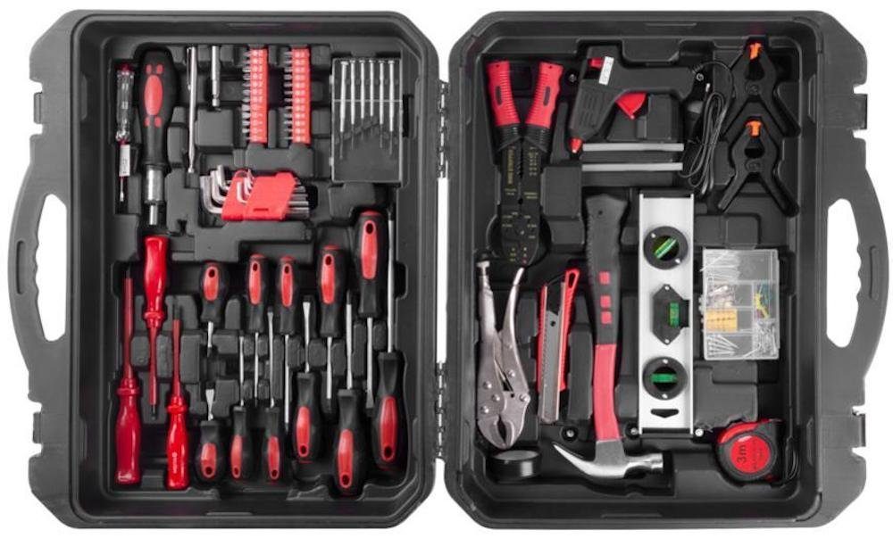 Thumbnail - PROREGAL® Werkzeugset Werkzeugset BIG, 187 Teile, Werkzeug, Werkzeugkoffer, Werkzeugkasten, (187-St)
