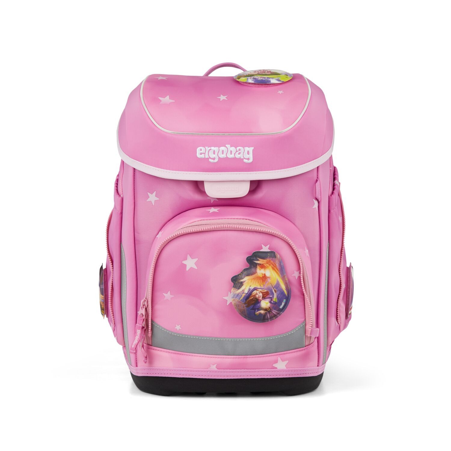 ergobag Schulranzen Schulranzen-Set CUBO WolkenzauBär 5-teilig, 25/26 (5-teilig), ergonomisch, höhenverstellbar, Your-Size-System, ab 1. Klasse – Bild 3 von 5