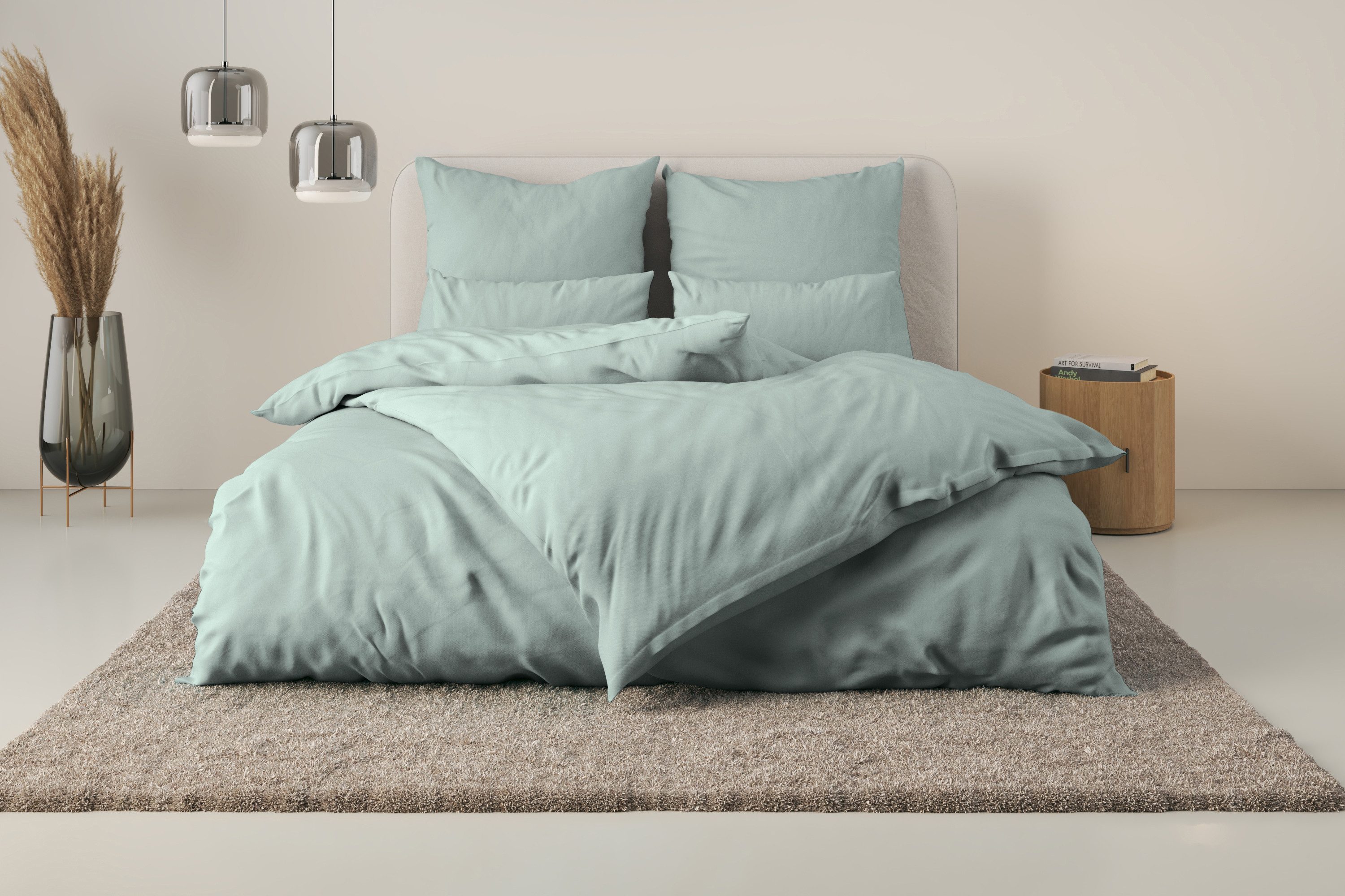 OTTO home Bettwäsche Luisa, Perkal, 2 teilig, 100% Baumwolle, ab Gr. 135x200, auch in PREMIUM Qualitäten erhältlich