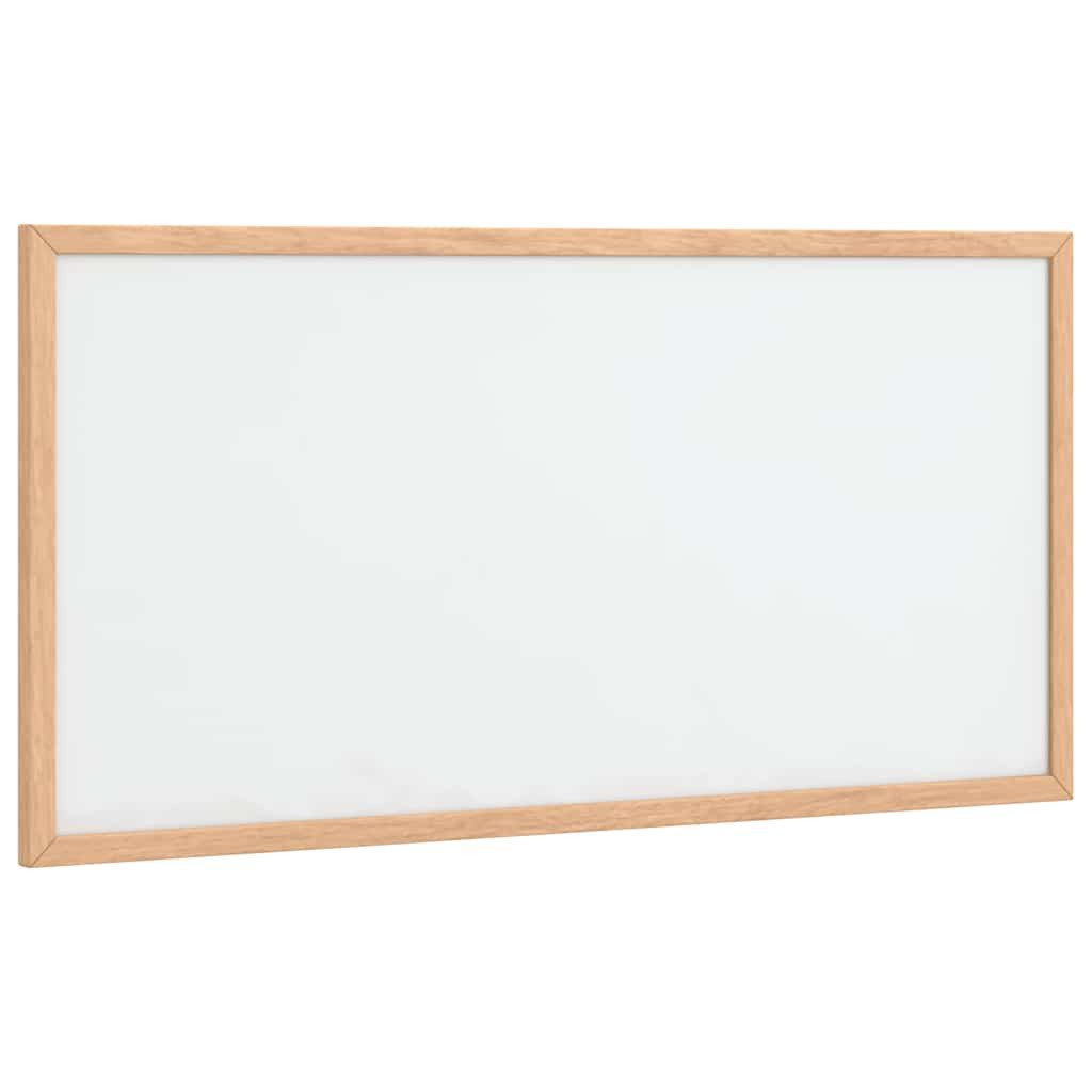 vidaXL Pinnwand Magnetisches Whiteboard mit Rahmen aus massivem Kiefernholz 60 x 30 cm