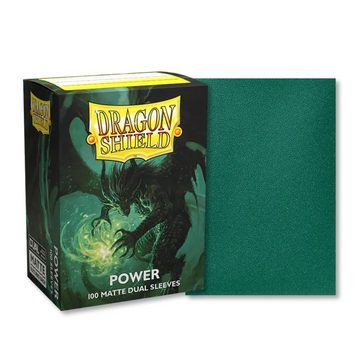 Dragon Shield Sammelkarte Dragon Shield: Matte – Dual Power (Metallic Green)