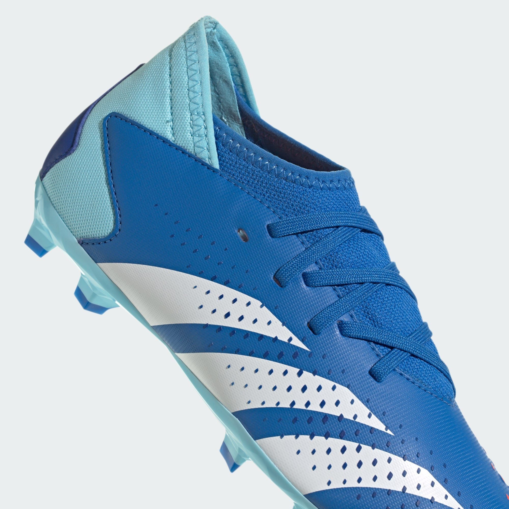 adidas Performance PREDATOR ACCURACY.3 FG White Royal Fußballschuh / Blue Bright / Bliss Cloud FUSSBALLSCHUH