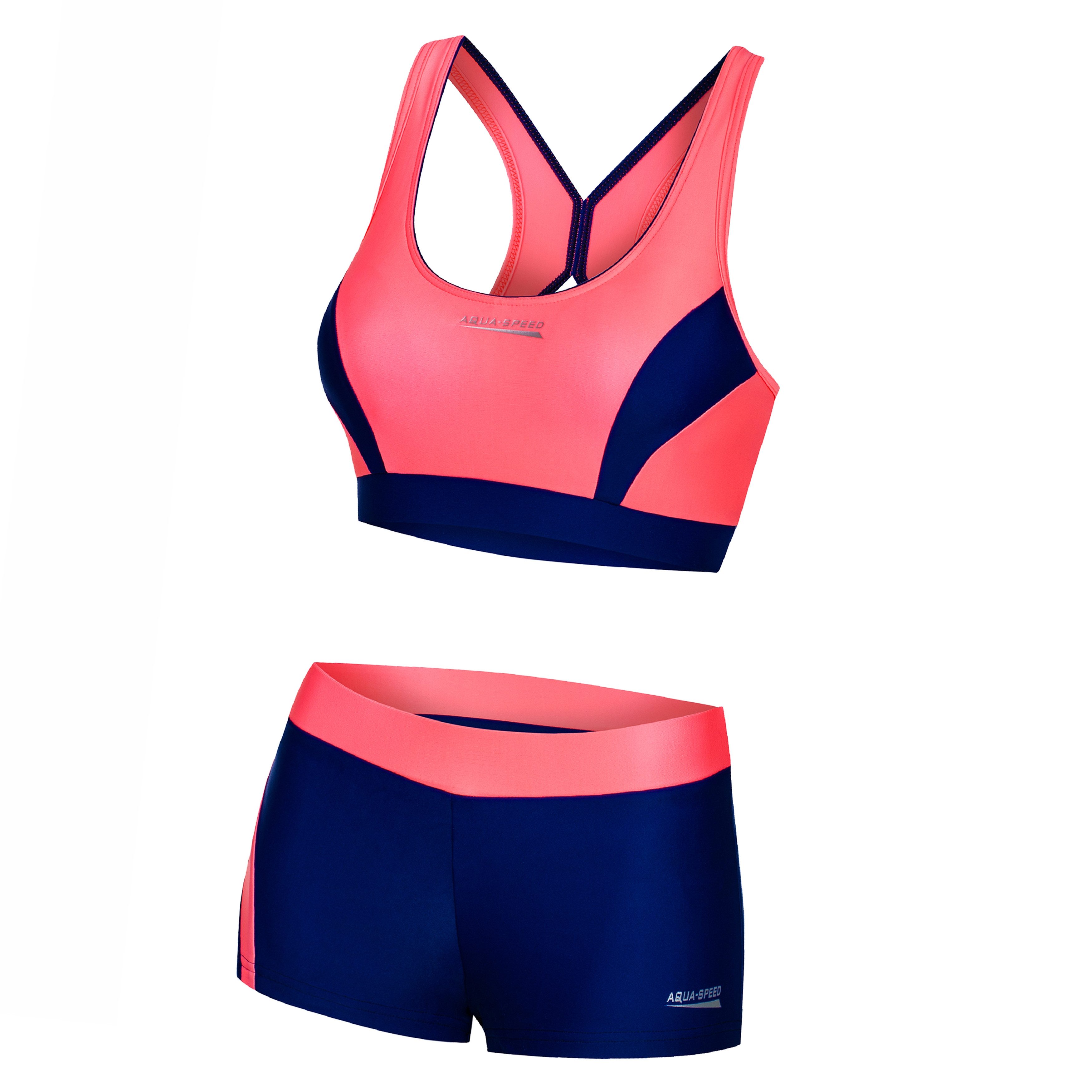 Aqua Speed Bustier-Bikini FIONA Damen Bikini Zweiteiler sportlicher & blickdicht