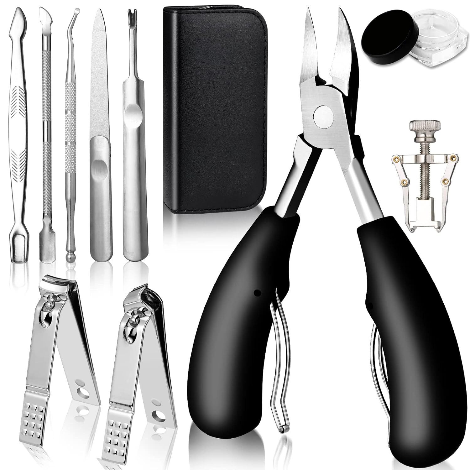 Nagelknipser Nagelknipser Nagelknipser Set aus Edelstahl für Hände und Füße 10 in 1