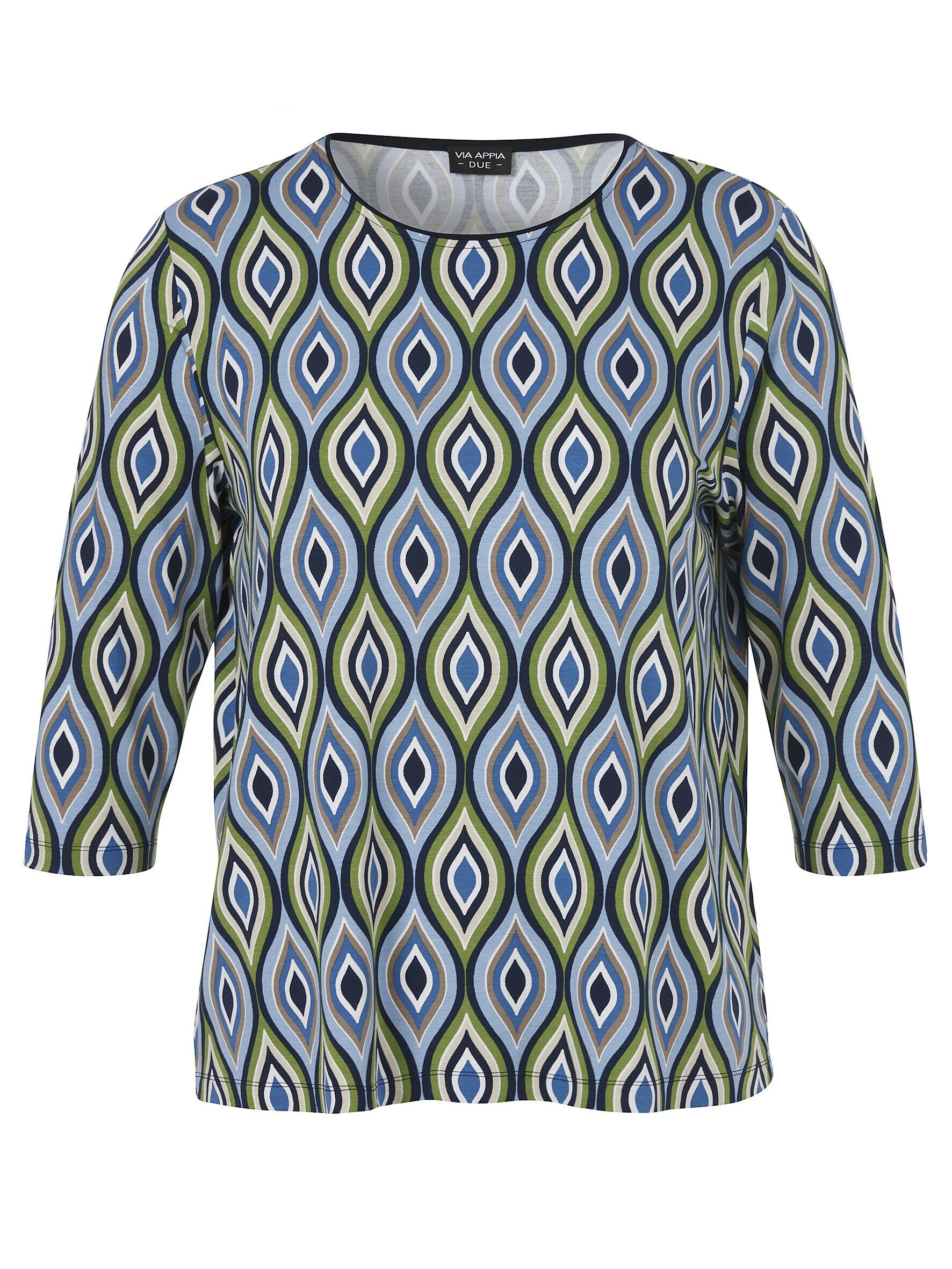 VIA APPIA DUE Print-Shirt (1-tlg) Große Größen
