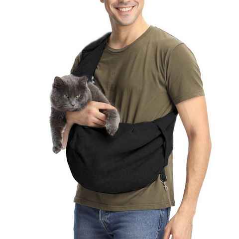 CALIYO Tiertransporttasche Haustiere Hunde Katze Sling, Hundetragetasche bis 6,00 kg, Transporttasche für Haustiere 2.2-6kg