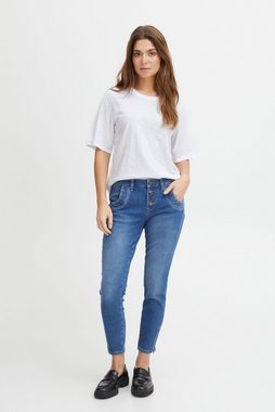 Pulz Jeans T-Shirt PZBRIT 0-Neck Tshirt - 50207421