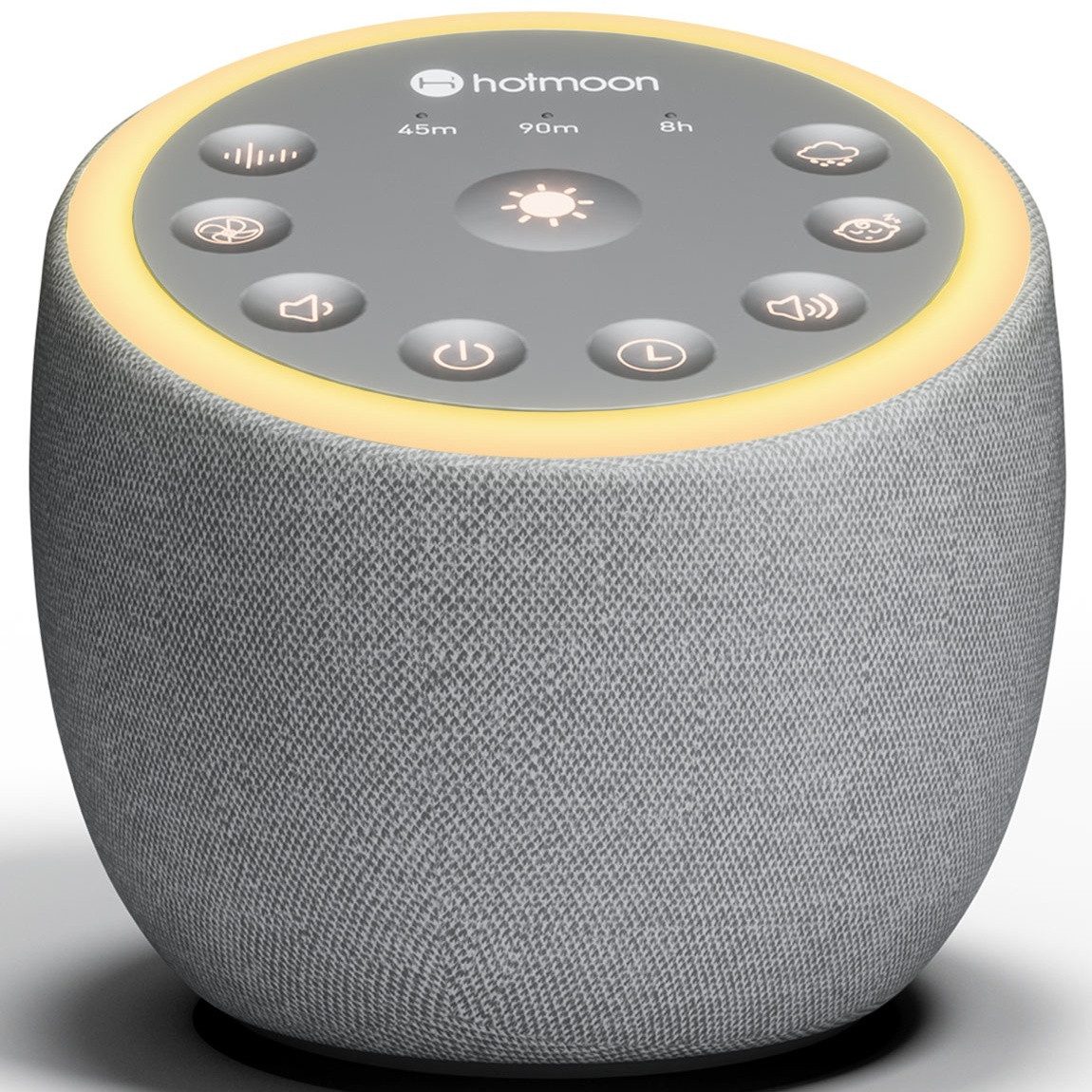 Novostella Einschlafhilfe White Noise Machine Weißes Rauschgerät Baby Erwachsene Lautsprecher 1 (Keine Netzwerkfunktionalität, 5 W, 40 Hohe Qualität Klänge, 8 Modi Nachtlichtfarben,45min - 8h Timer)