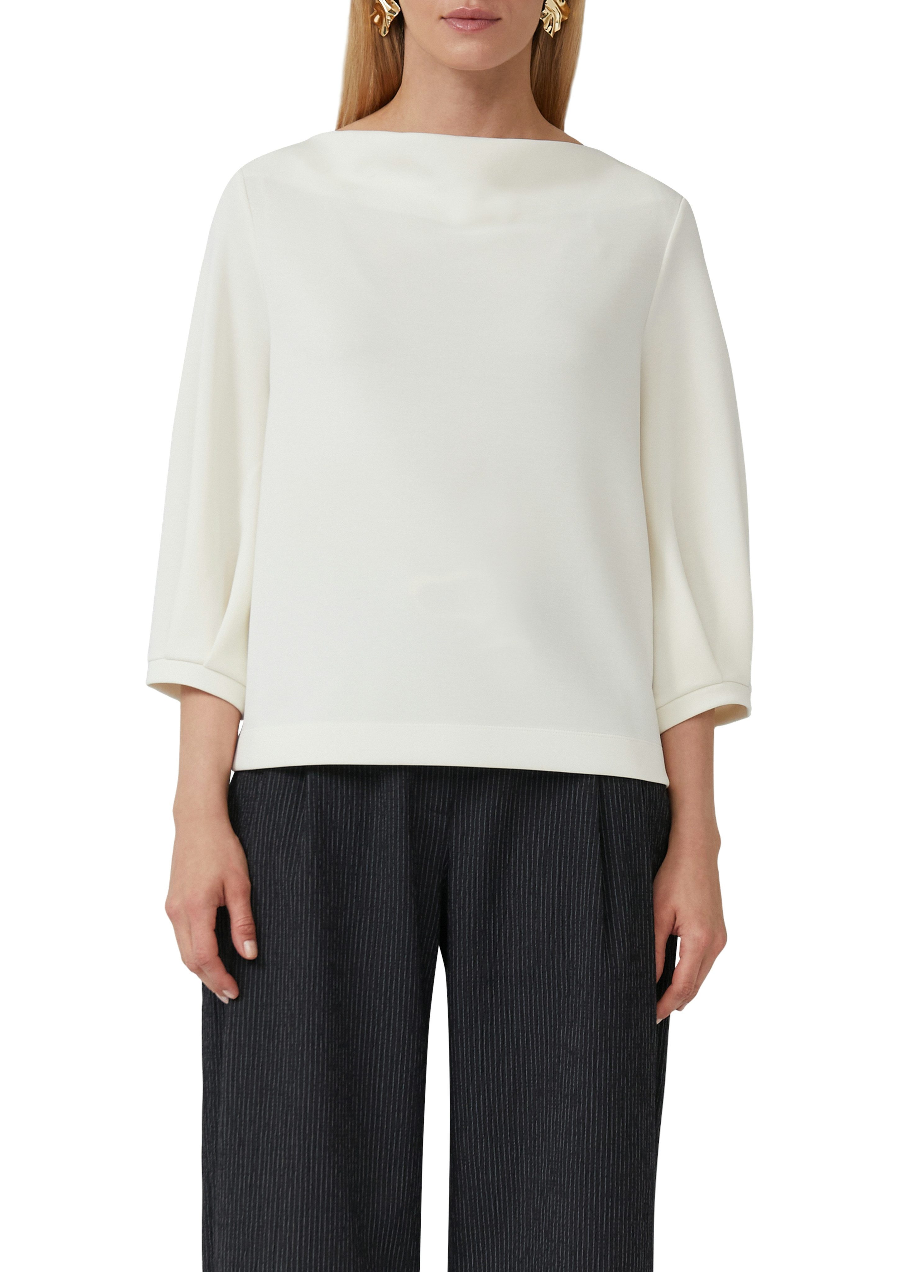 s.Oliver BLACK LABEL Sweatshirt mit Wasserfall günstig online kaufen