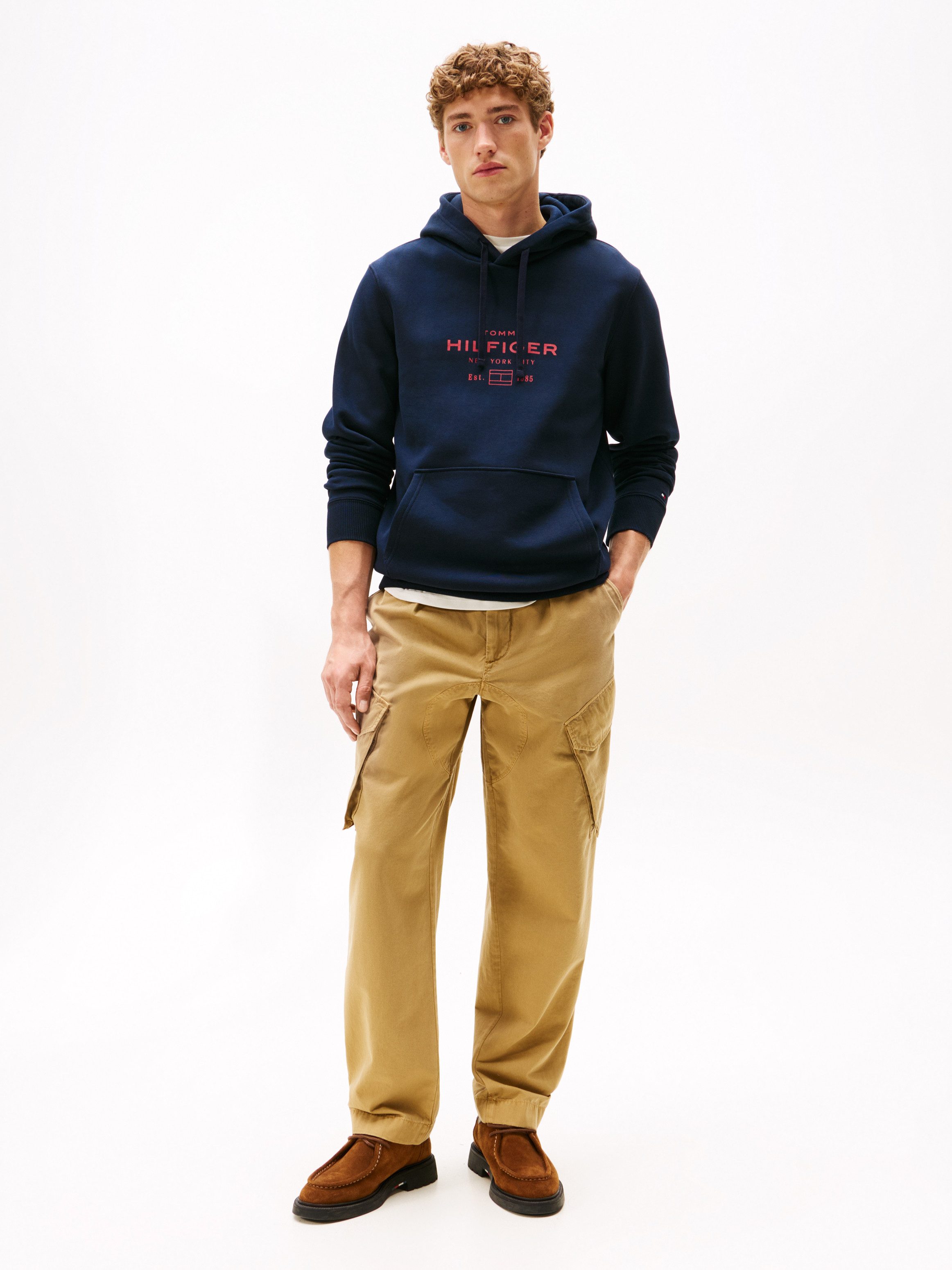 Tommy Hilfiger Kapuzensweatshirt OVAL GRAPHIC HOODIE Regular fit