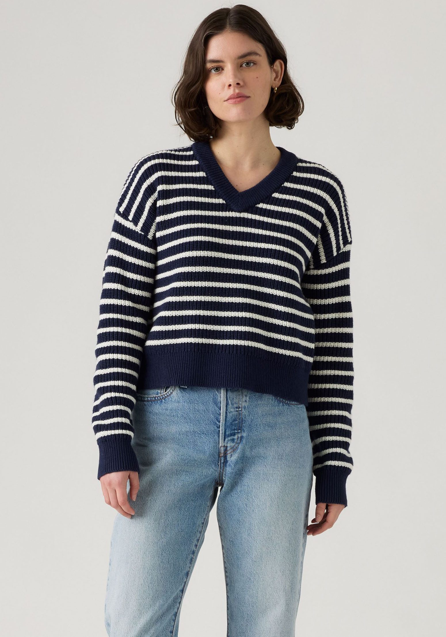Strickpullover REESE VNECK SWEAT