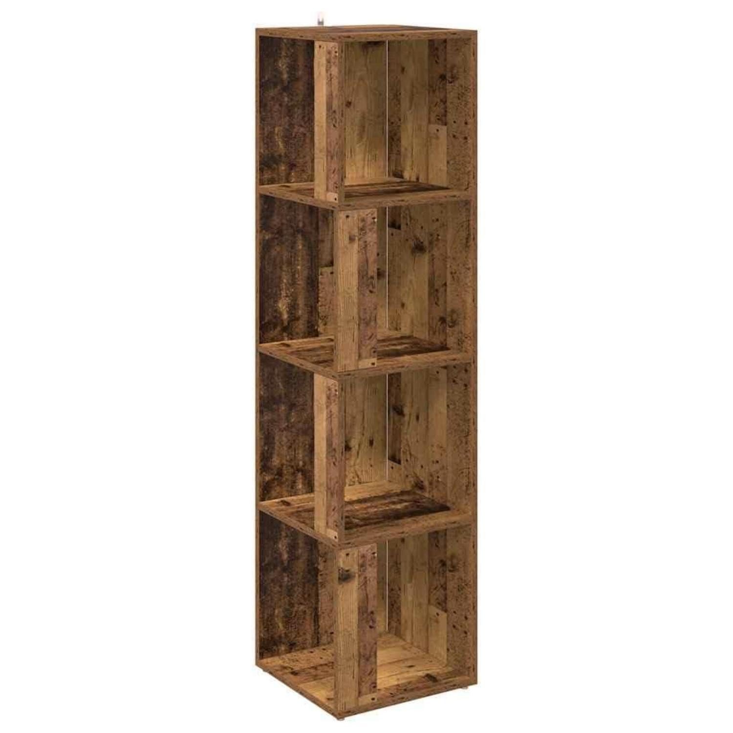 LuxusKollektion Eckregal Eckregal Altholz-Optik, 1-tlg.