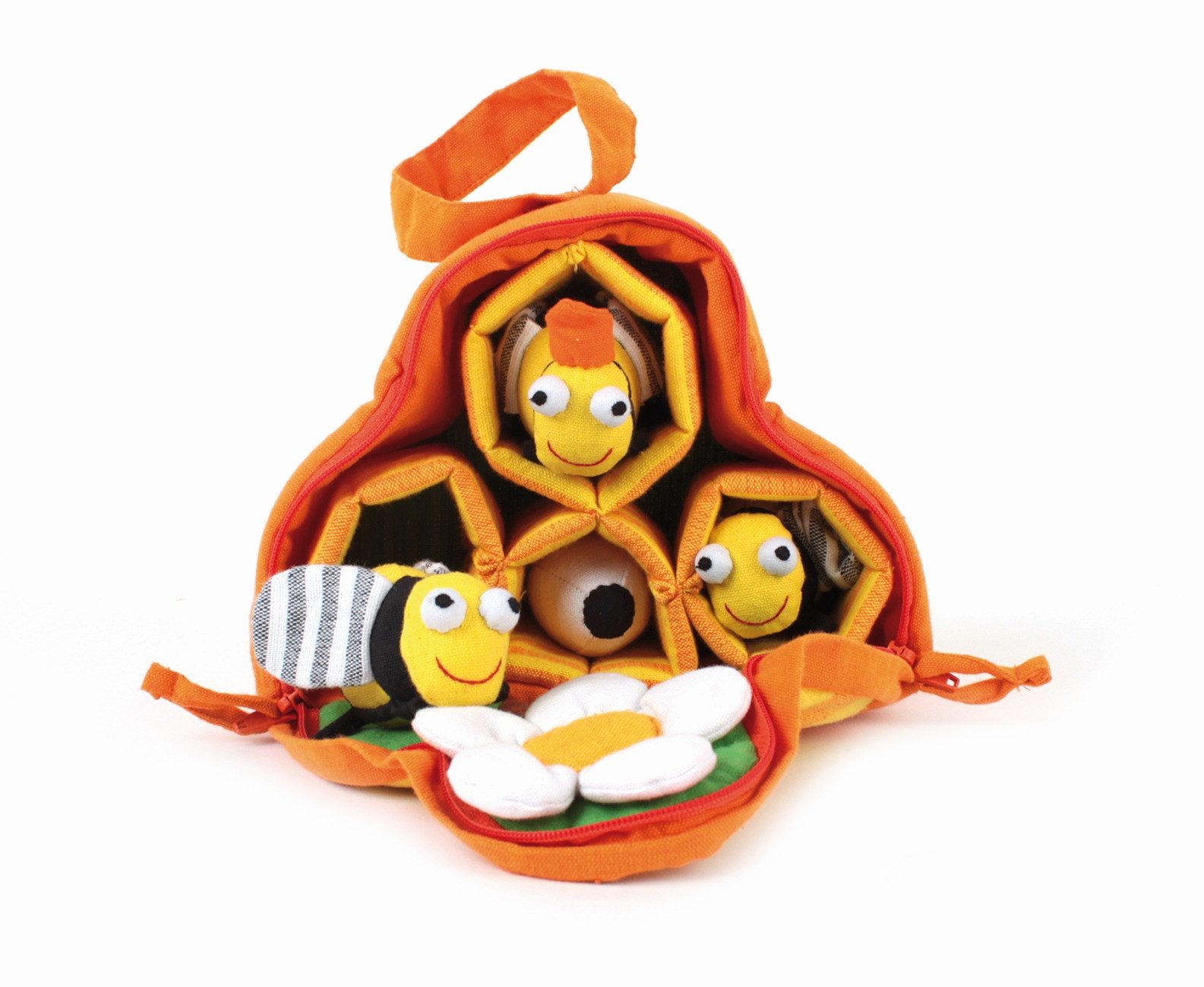 El Puente Lernspielzeug Spielset "Bienenstock", Handmade, Fair Trade