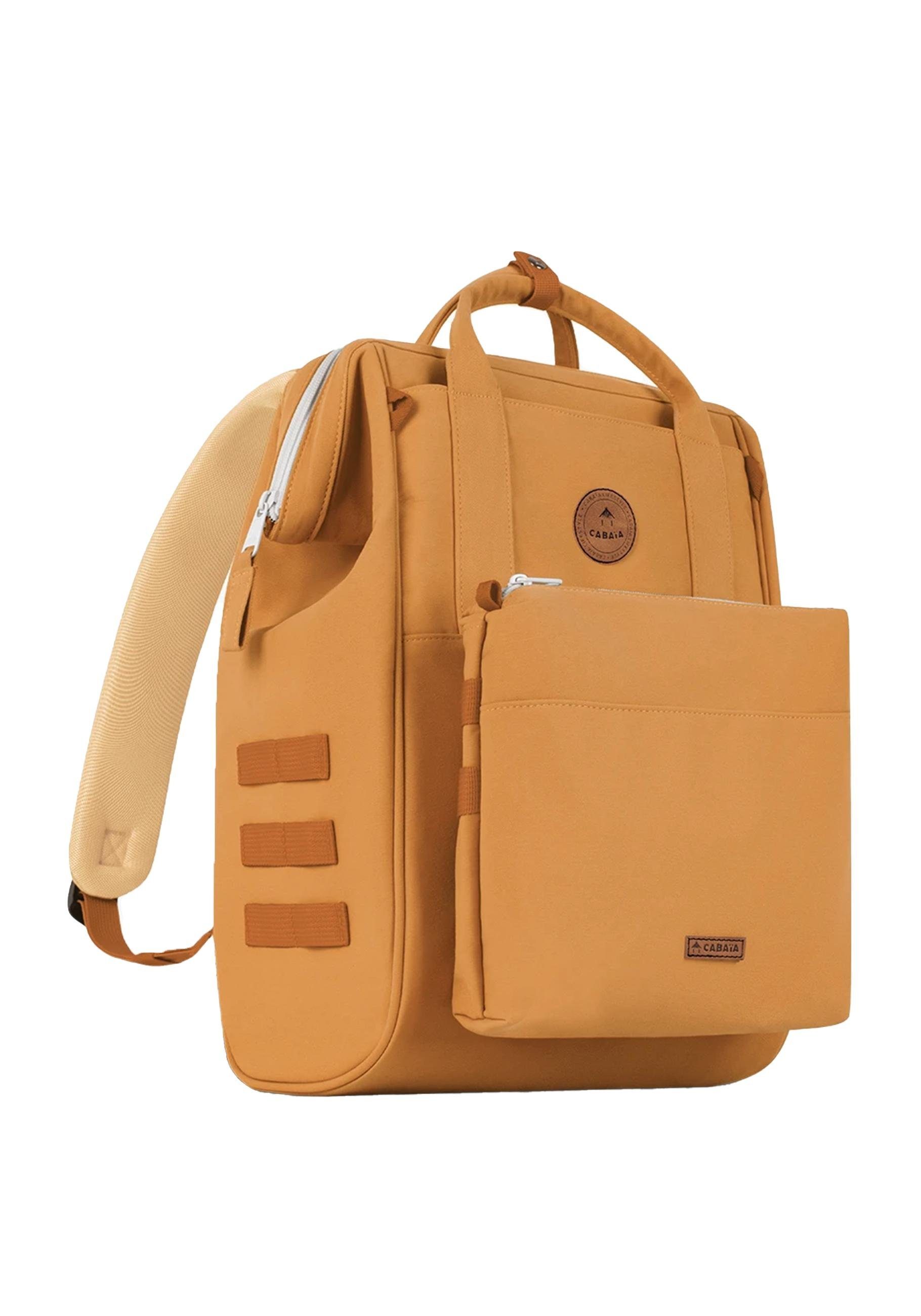 CABAIA Tagesrucksack Baby Bag M (2-tlg), Baby Wickeltasche mit vielen Fächern