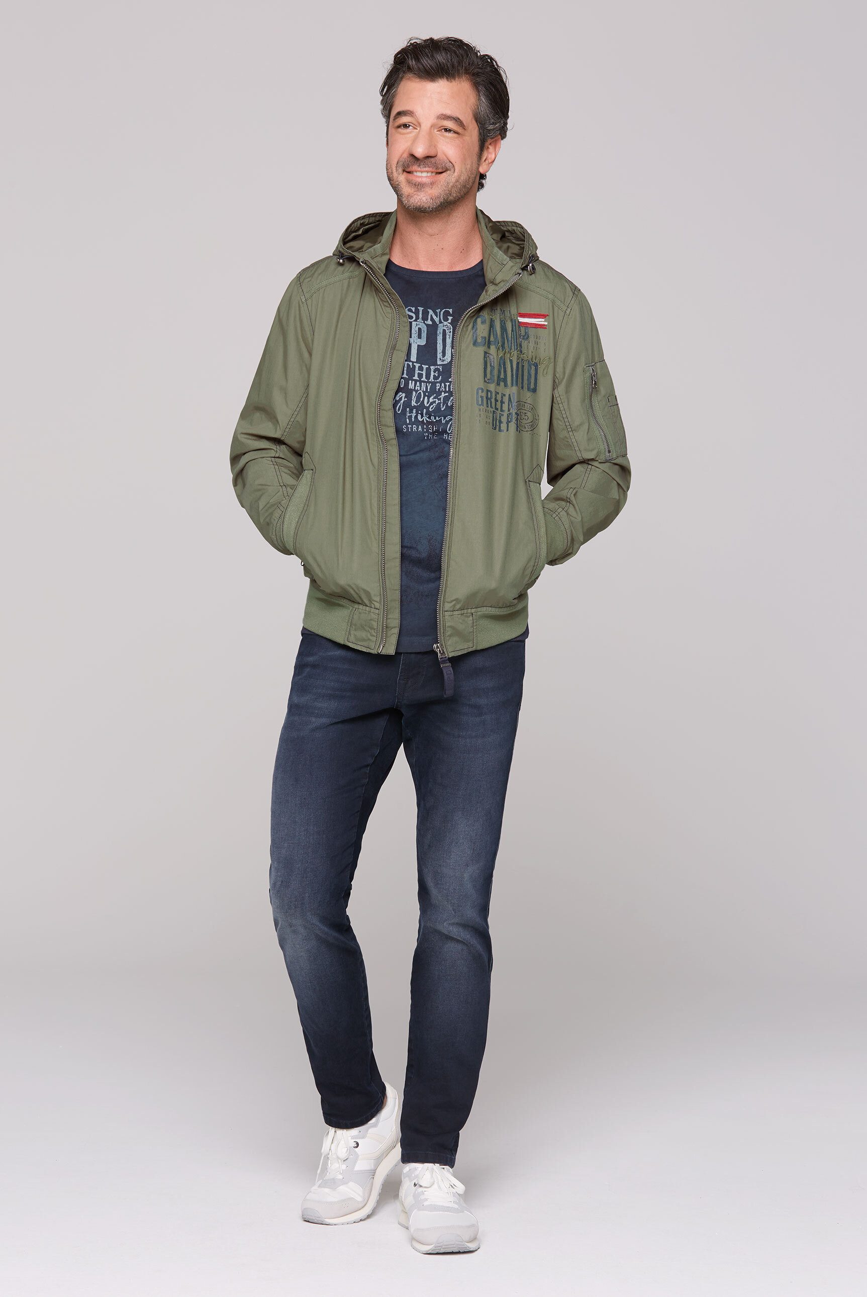 CAMP DAVID Outdoorjacke mit Ärmeltasche