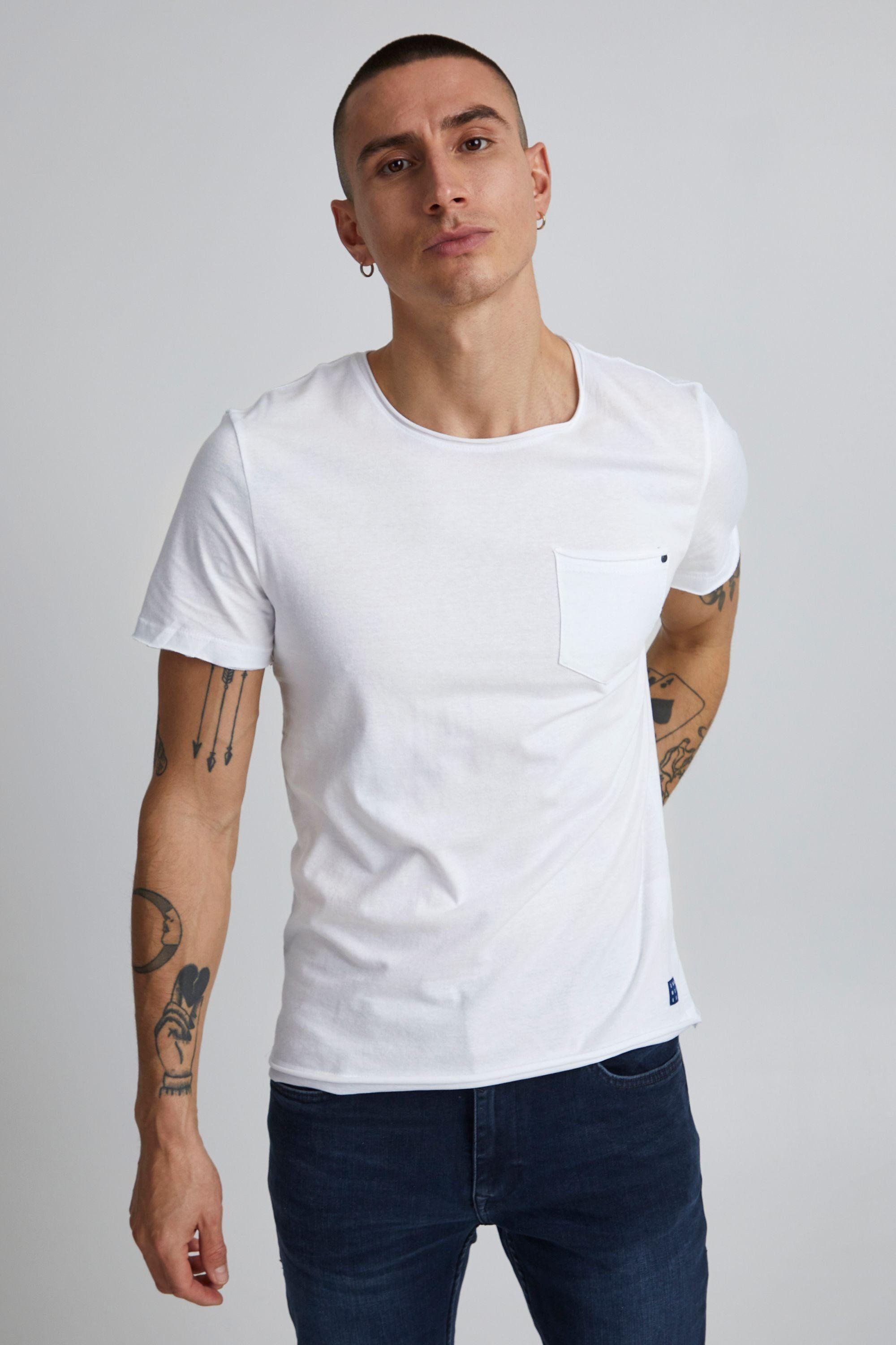 Blend T-Shirt NHNoel Stilvolles T-Shirt mit Brusttasche günstig online kaufen