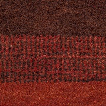Wollteppich Loribaft Teppich handgeknüpft mehrfarbig, morgenland, rechteckig, Höhe: 11 mm, handgeknüpft