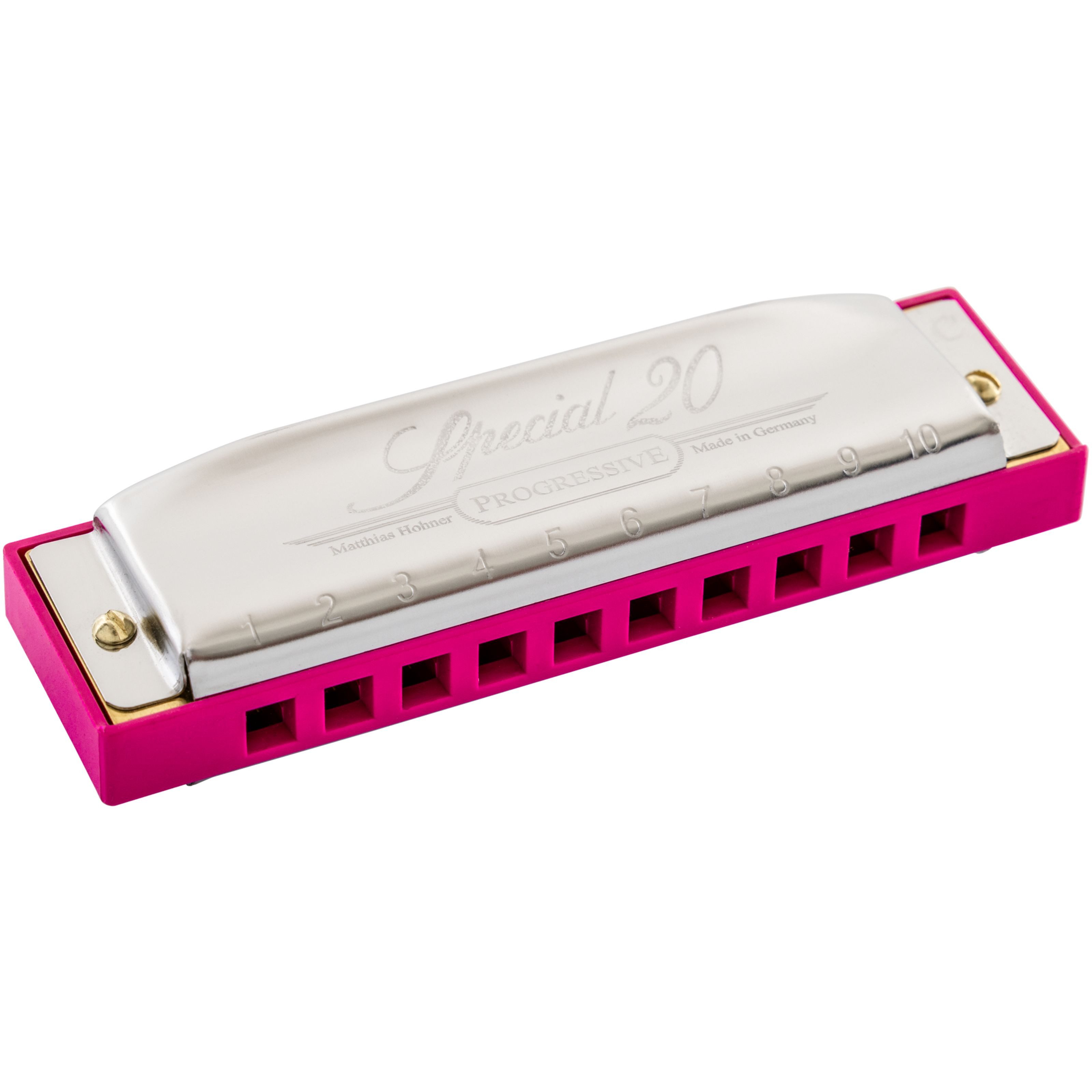 Hohner Mundharmonika, Mundharmonikas, Diatonische Mundharmonikas, Special 20 Progressive C Pink - Diatonische Mundharmonika