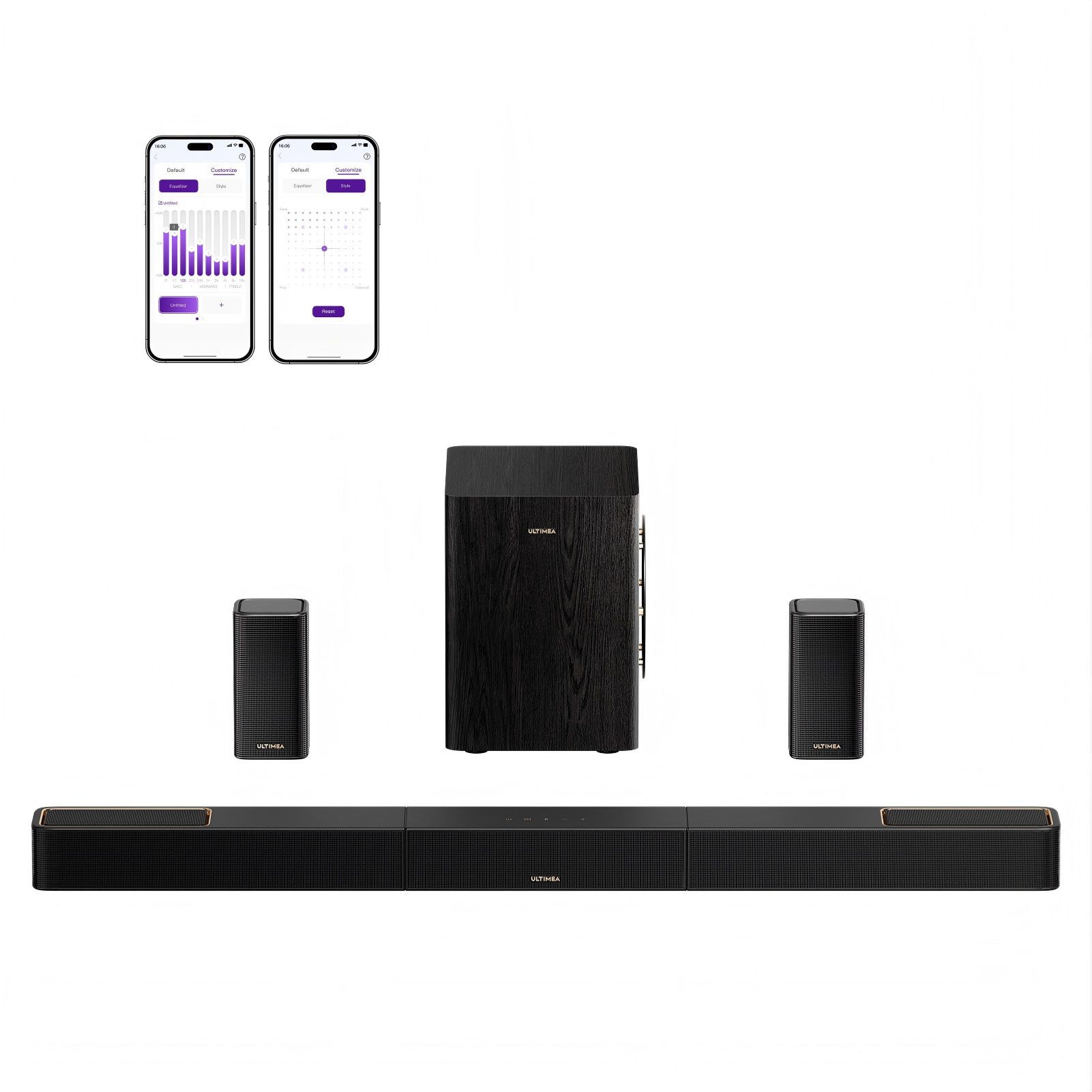 Ultimea Skywave 5.1.2ch Series Soundbar surround sound system