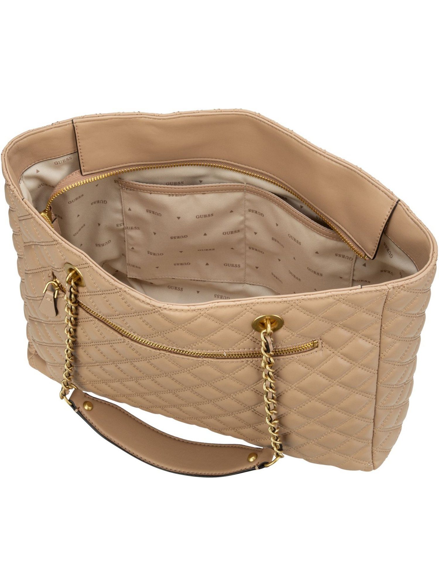 Giully Shopper Tote Beige Guess