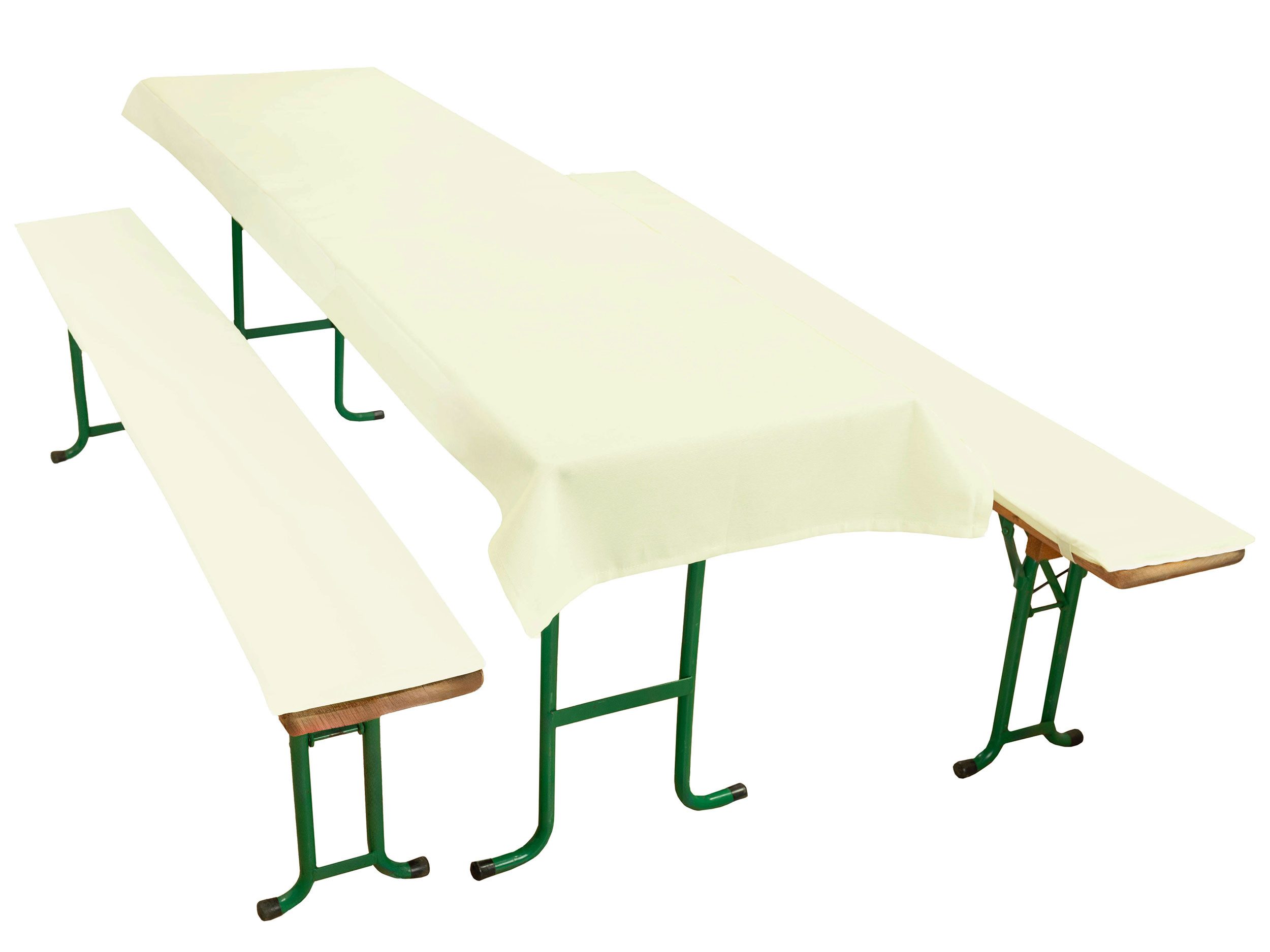 ZOLLNER Bierzeltgarnitur, (3-tlg), 70 x 240 cm, 100% Polyester