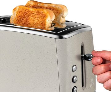 RUSSELL HOBBS Toaster Luna Stone 26970-56, 2 Schlitze, für 2 Scheiben, 1550 W