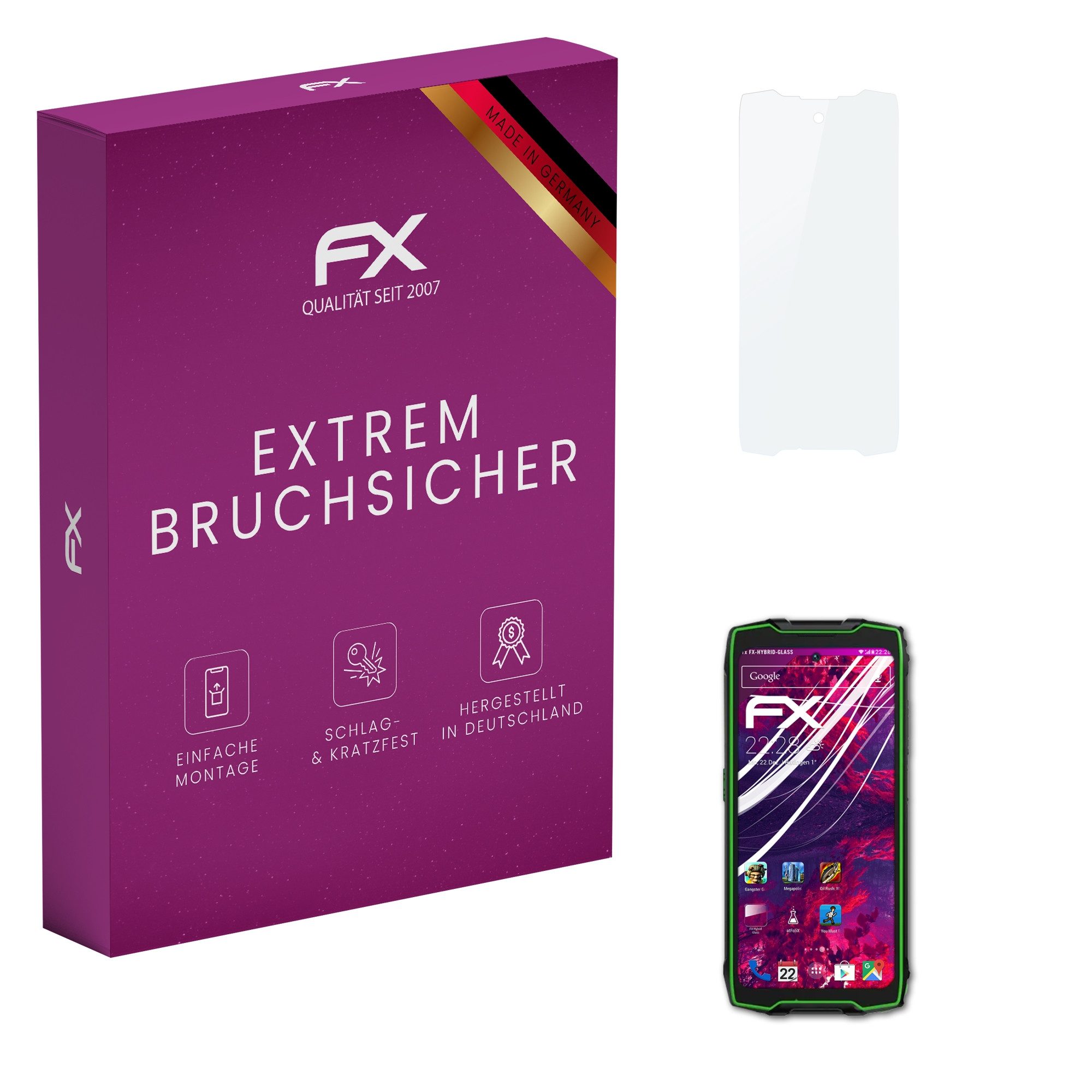 Schutzfolie Panzerglasfolie für Blackview BV9300