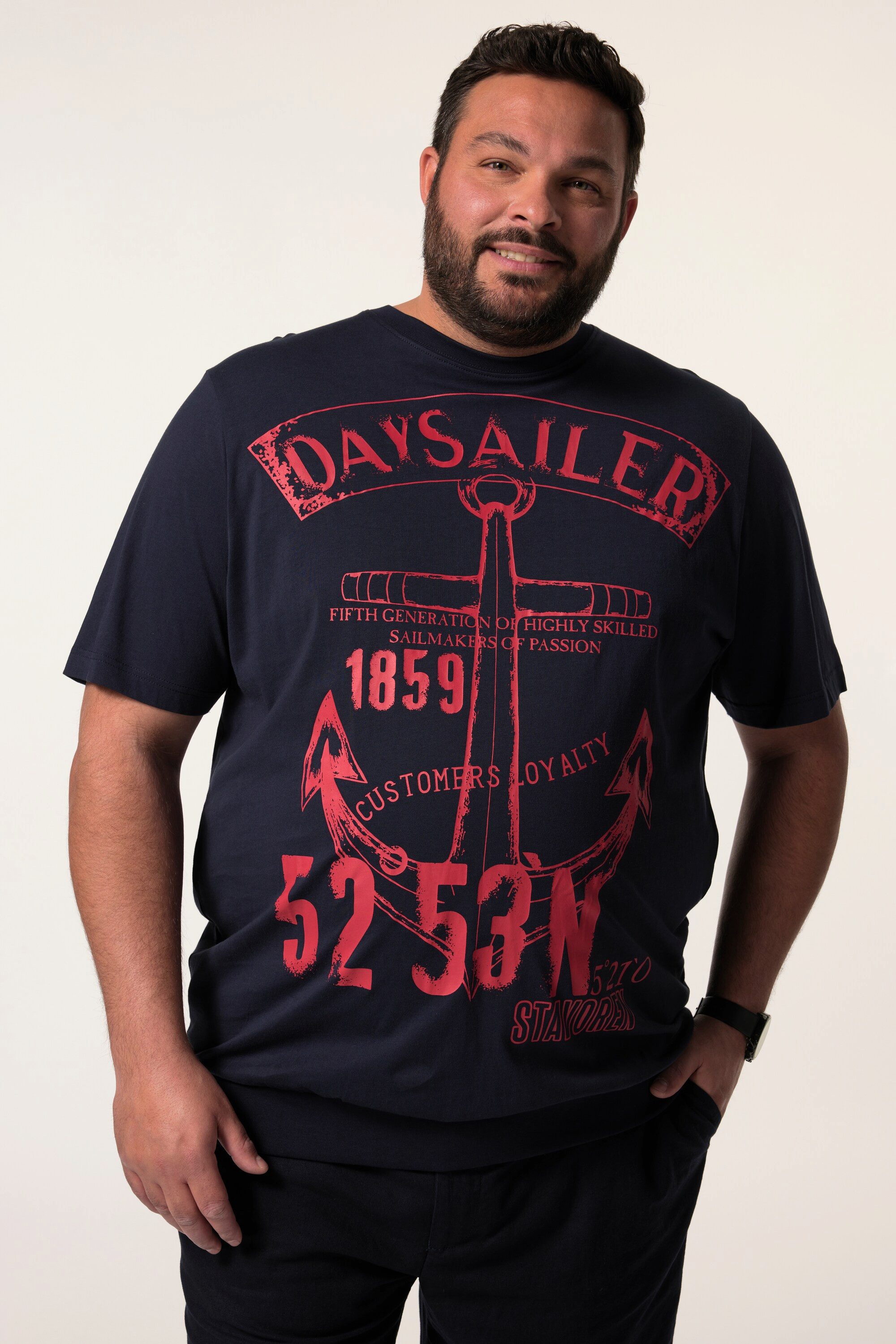 Men Plus T-Shirt Men+ T-Shirt Halbarm günstig online kaufen