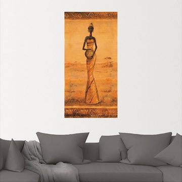 Artland Wandbild Afrikanische Eleganz III, Frau (1 St), als Alubild, Outdoorbild, Leinwandbild, Wandaufkleber, versch. Größen