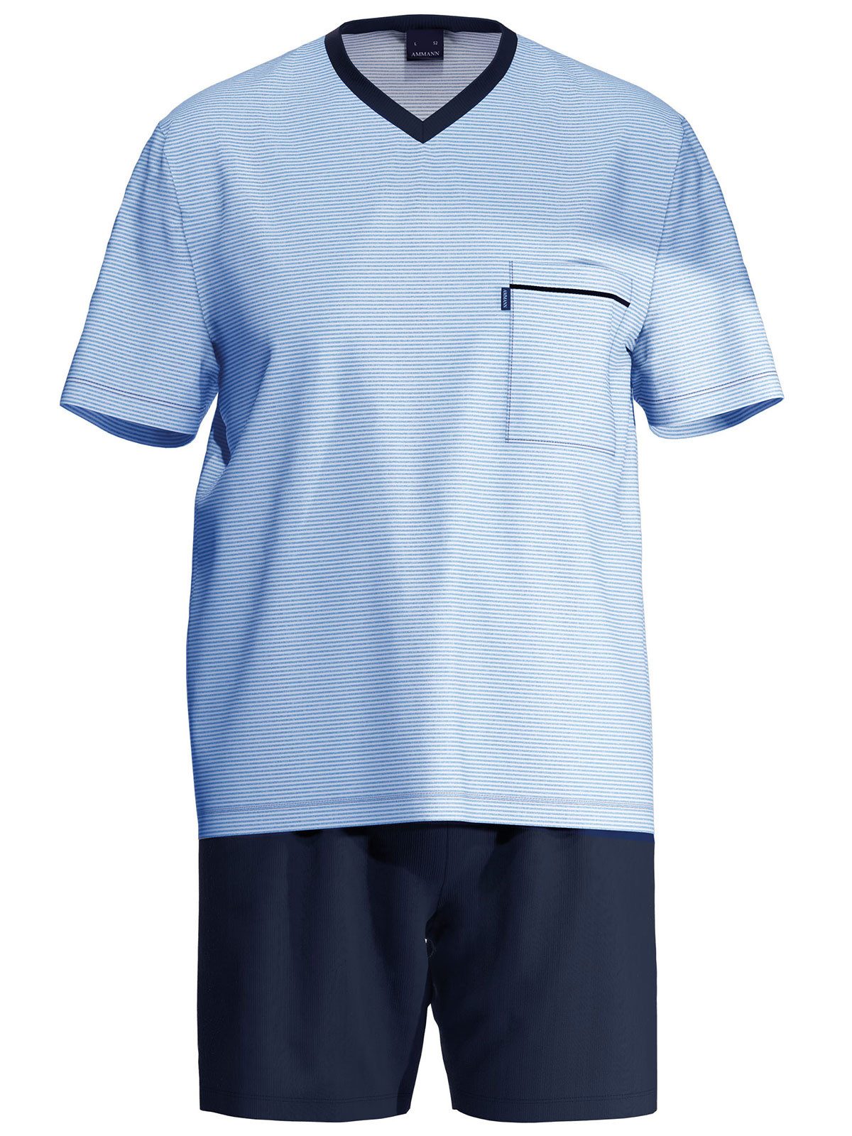 Ammann Pyjama Schlafanzug kurz Men / Nightwear (Stück, 1 tlg) hohe Markenqualität