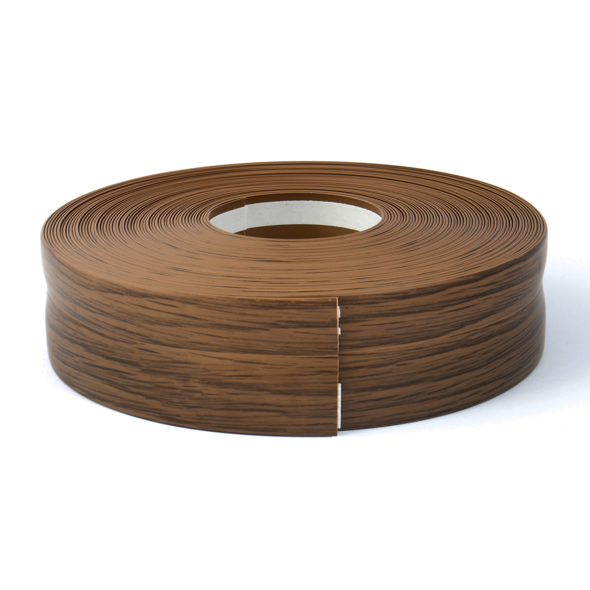 DQ-PP Sockelleiste DQ-PP WEICHSOCKELLEISTE 5m, 32x23mm, selbstklebend, Gummileiste, PVC, Sockelleiste, Abschlussleiste, Bodenleiste, Winkelprofil
