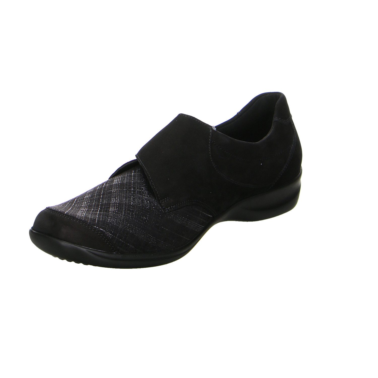 Waldläufer Waldläufer Velour Comfort Slipper schwarz Slipper