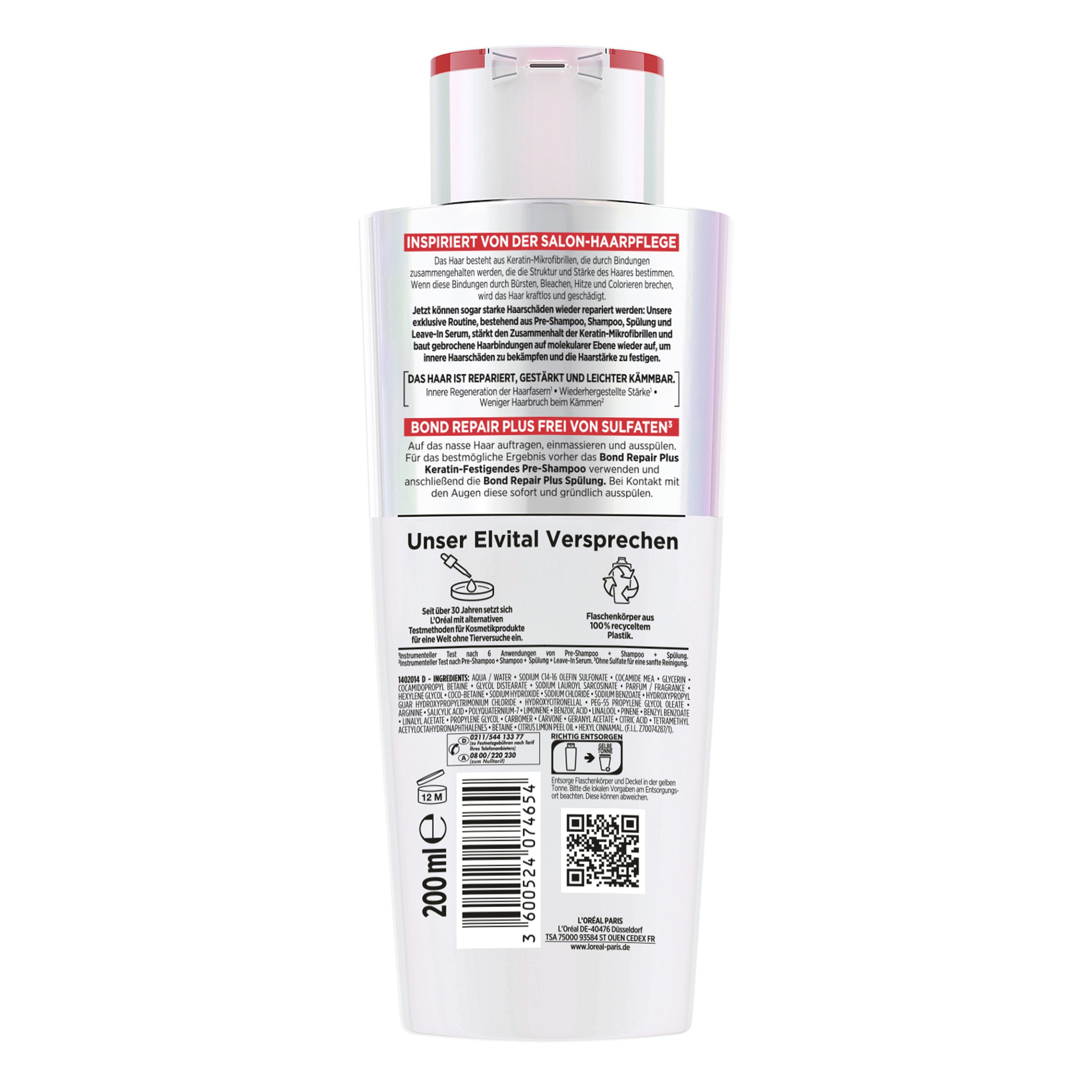 L'ORÉAL PARIS Haarshampoo L'Oréal Paris Elvital Bond Repair Shampoo