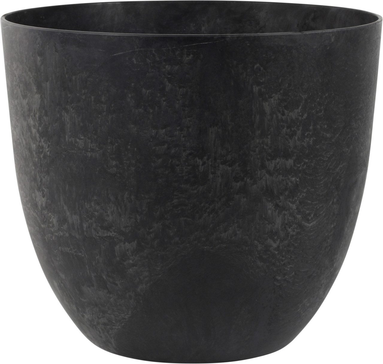 Artstone Pflanzkübel Artstone Pflanztopf Bola Ø38cm schwarz Ø 38 cm