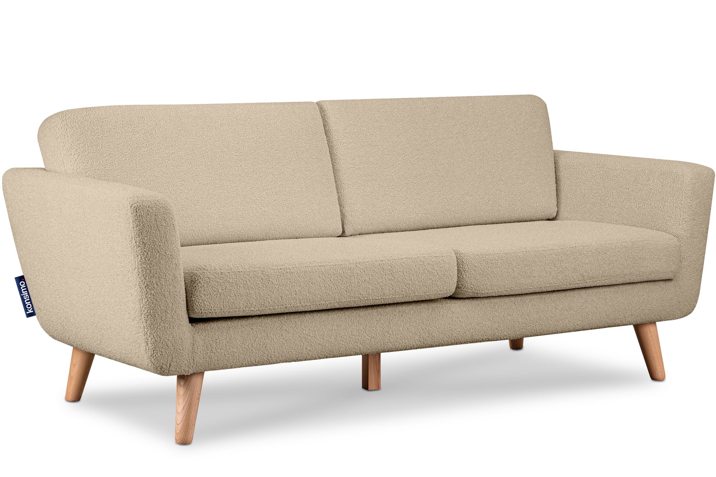 KONSIMO® 3-Sitzer TAGIO Sofa 3 Personen, mit Armlehnen,Scandi-Stil,Made in günstig online kaufen